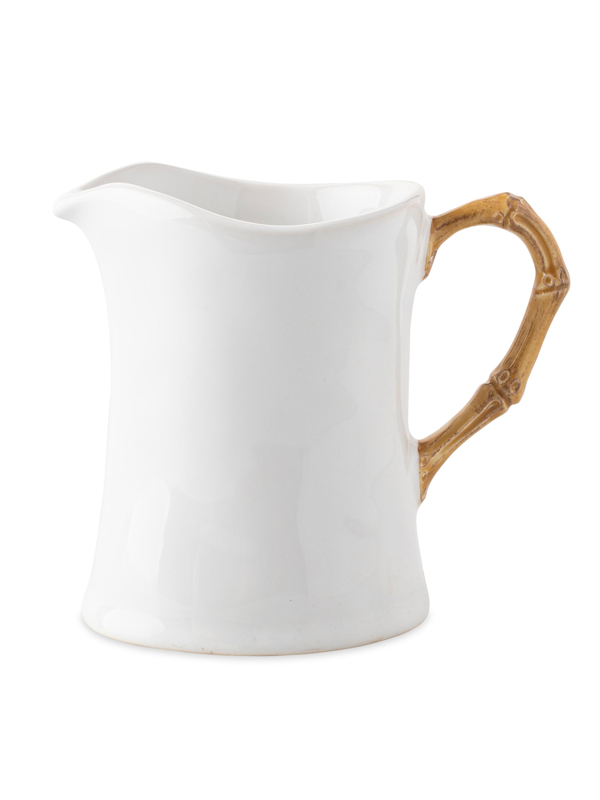 Juliska Bamboo Creamer - Bamboo Natural