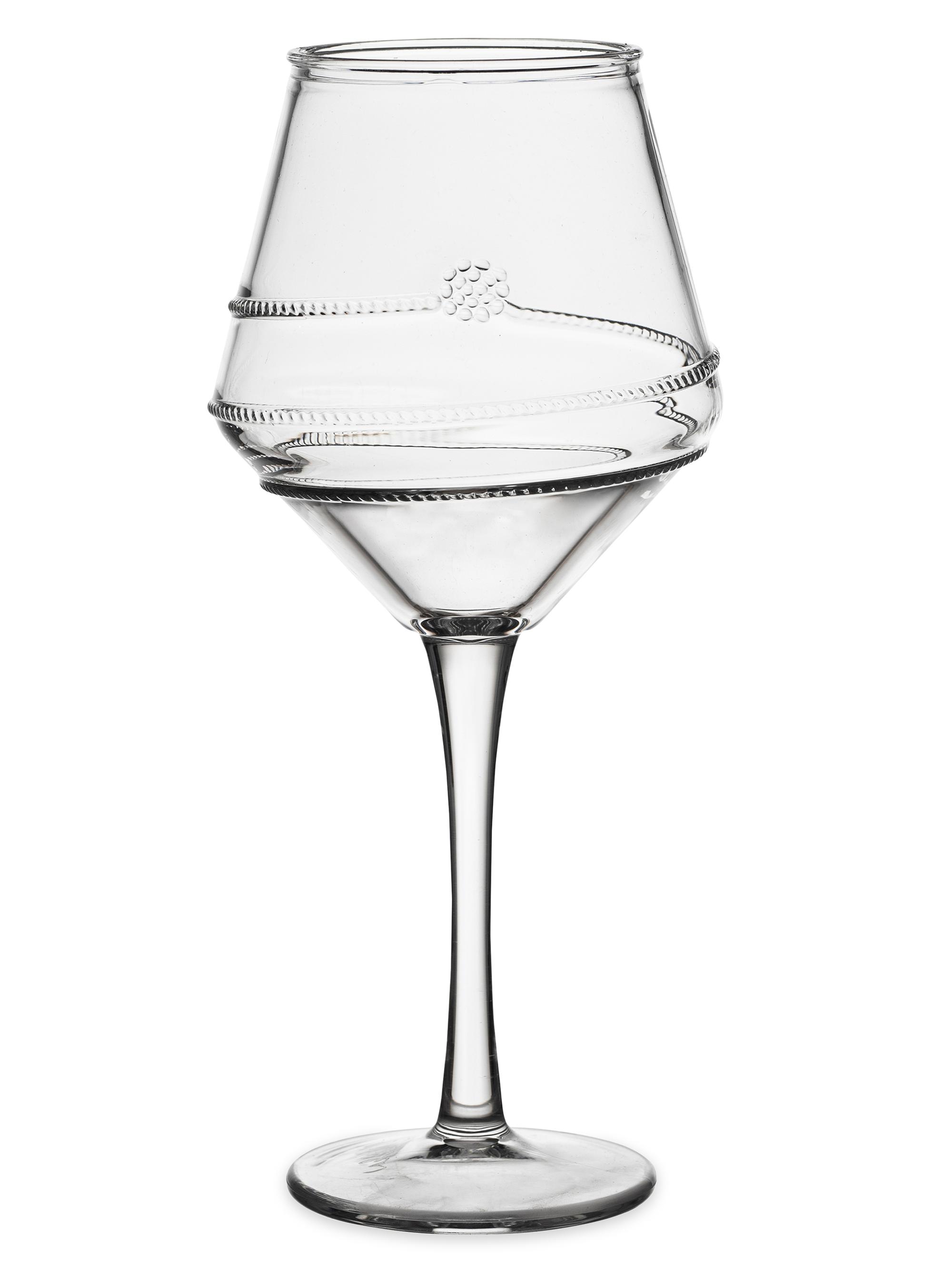 Juliska Amalia Acrylic Wine Glass - Clear