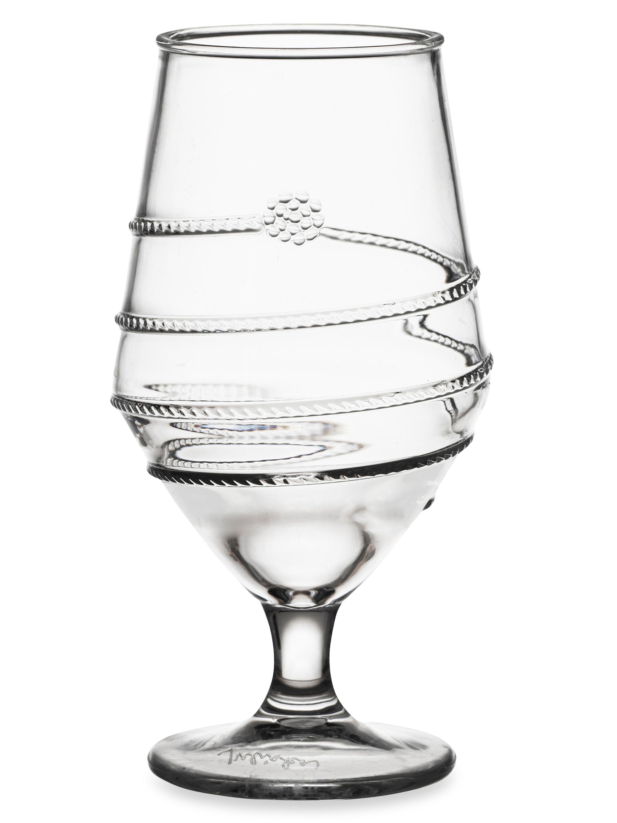 Juliska Amalia Acrylic Goblet - Clear
