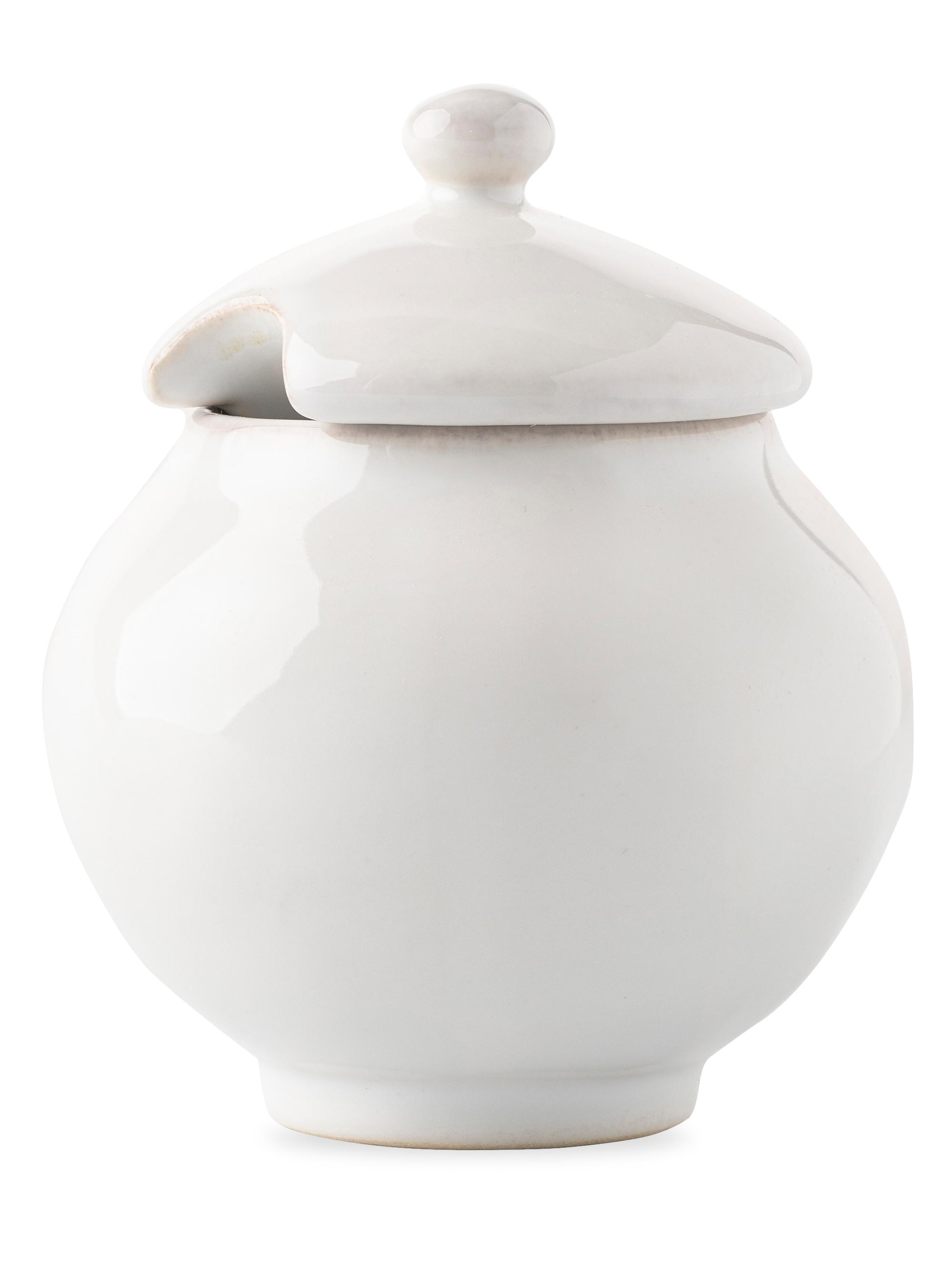 Juliska Puro Sugar Bowl With Lid - White Wash