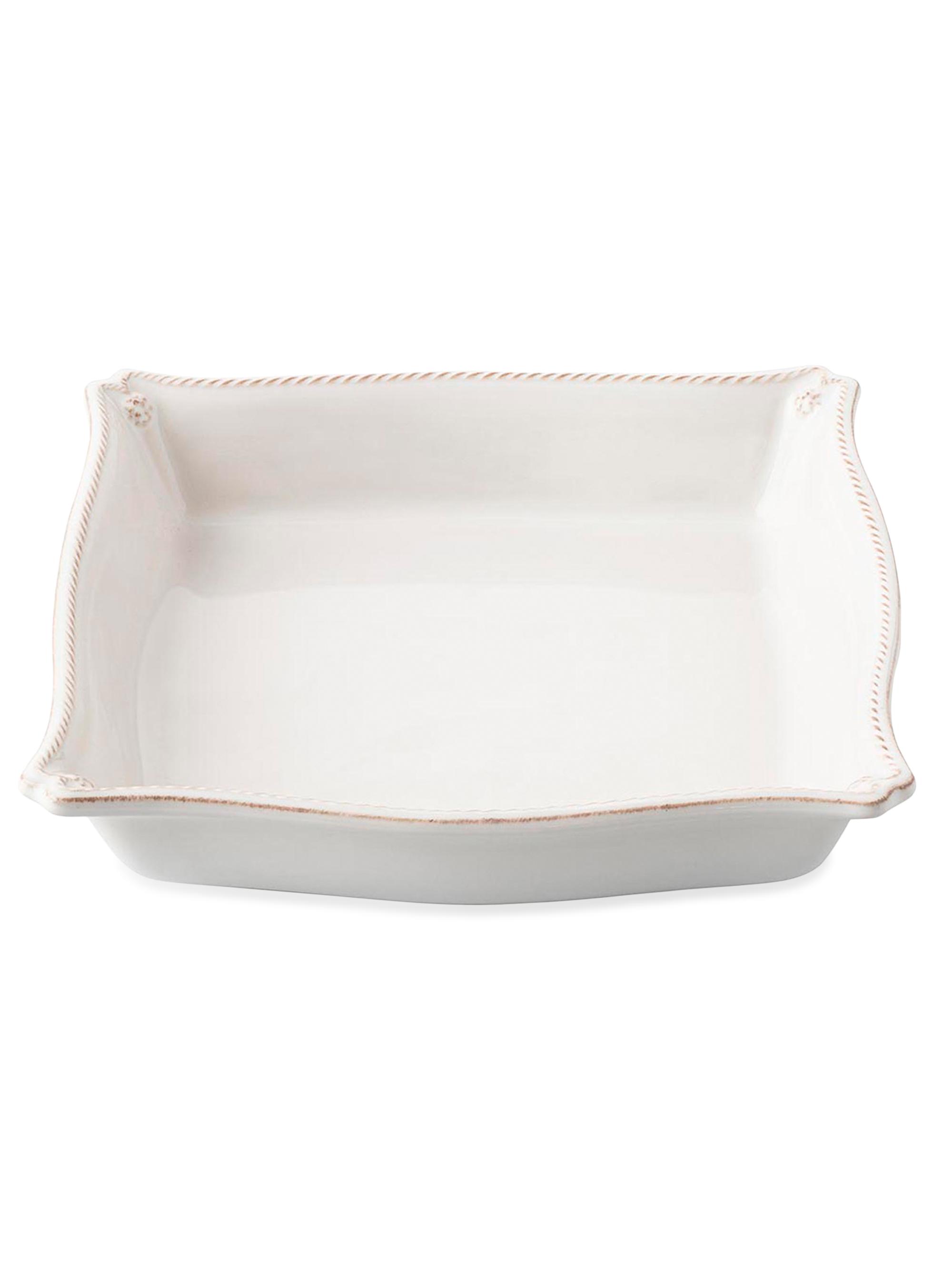 Juliska Berry & Thread Matzoh Plate - White Wash
