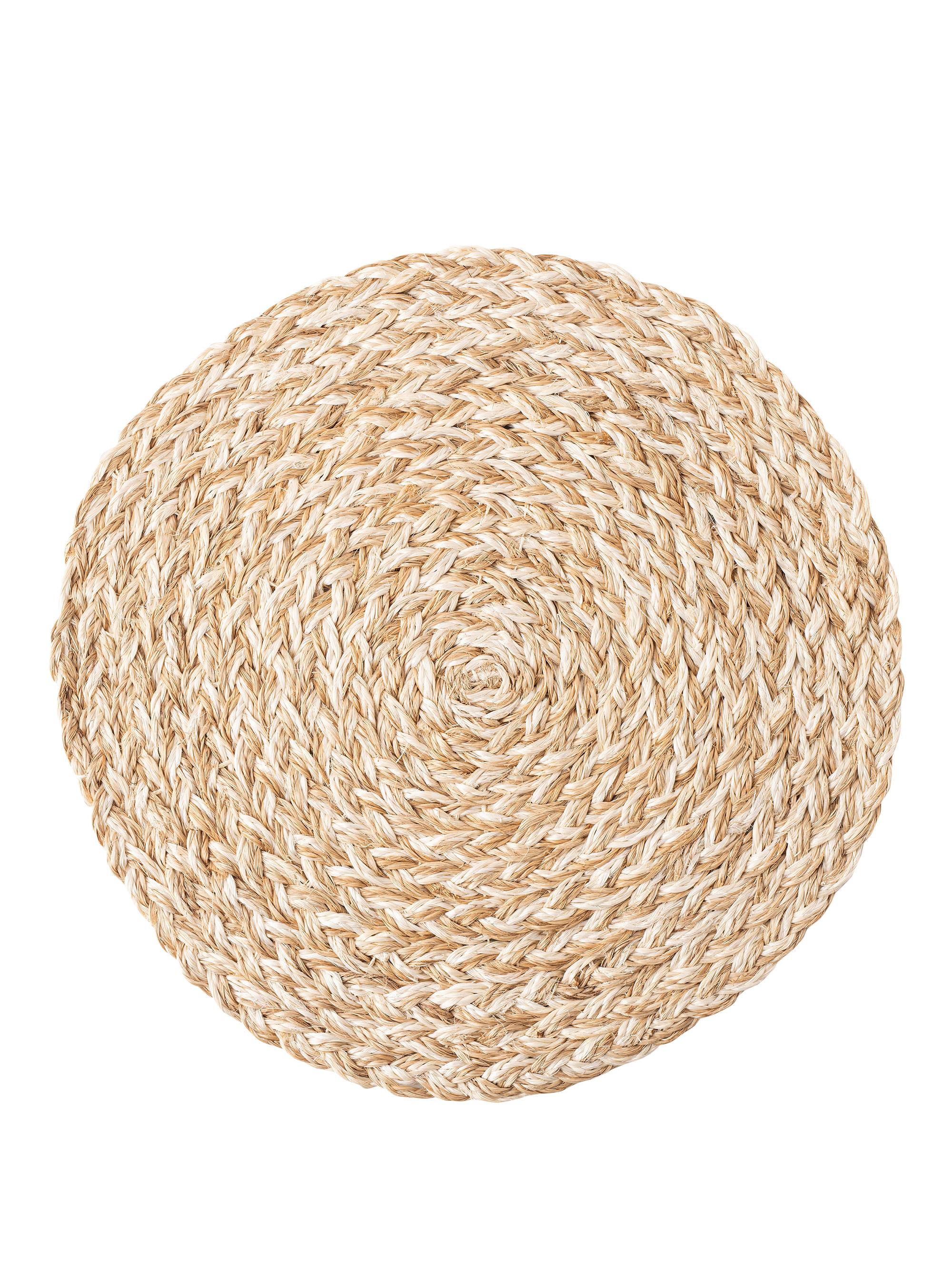 Juliska Woven Straw Placemat - White Wash