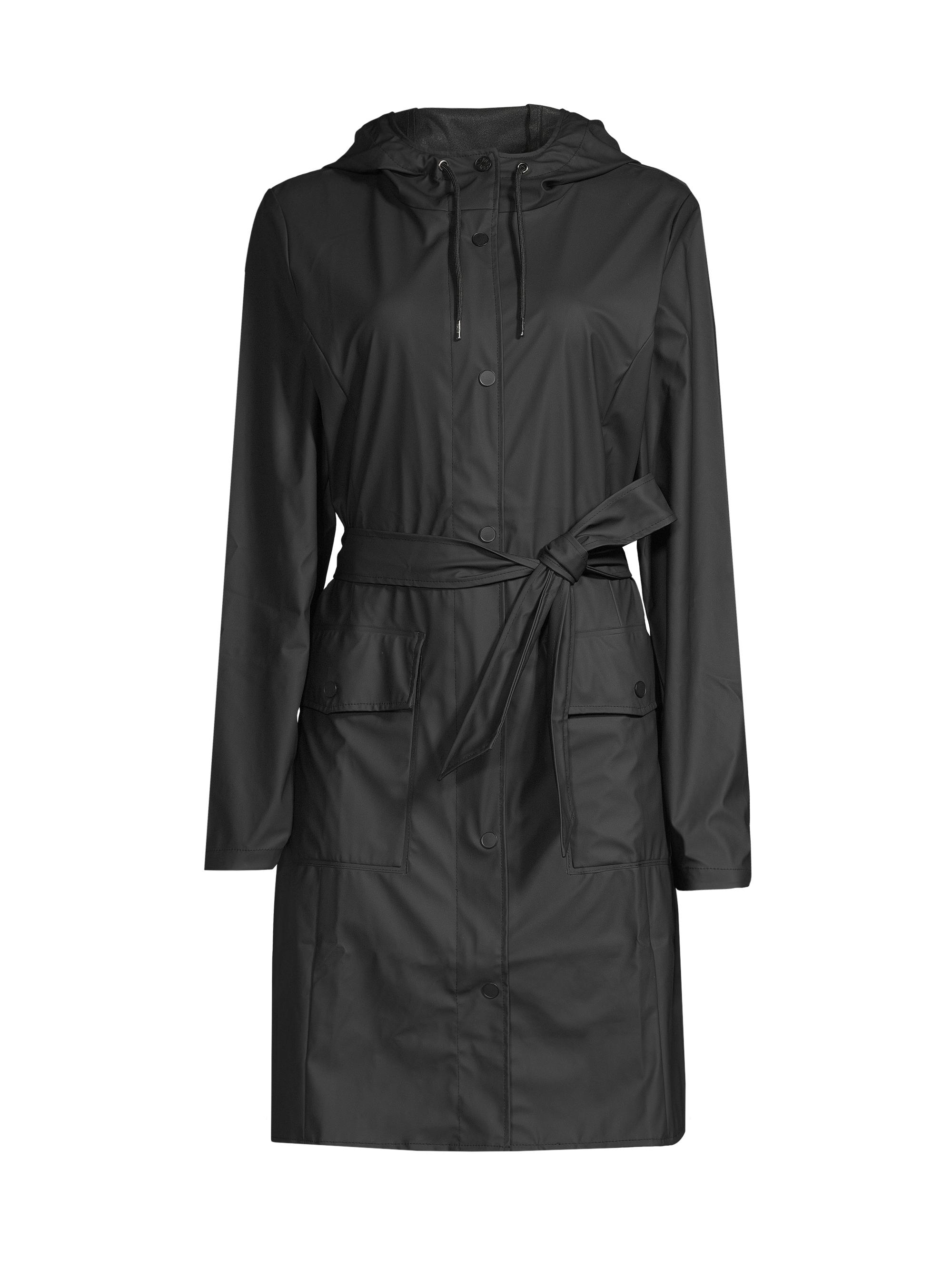 Rains Curve Hooded Rain Jacket | Saks Fifth Avenue