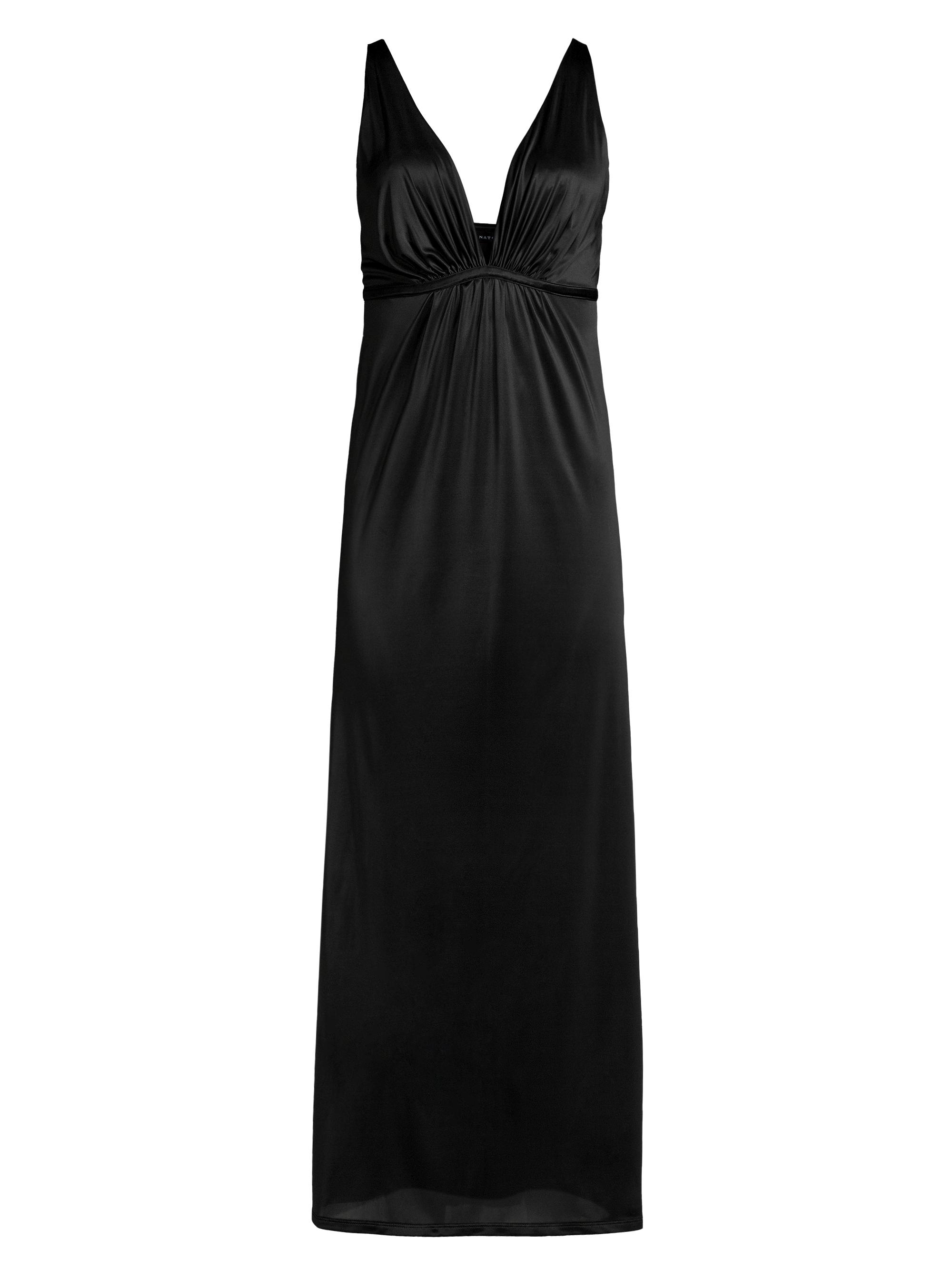 Natori Women's Enchant Satin Nightdress - Black
