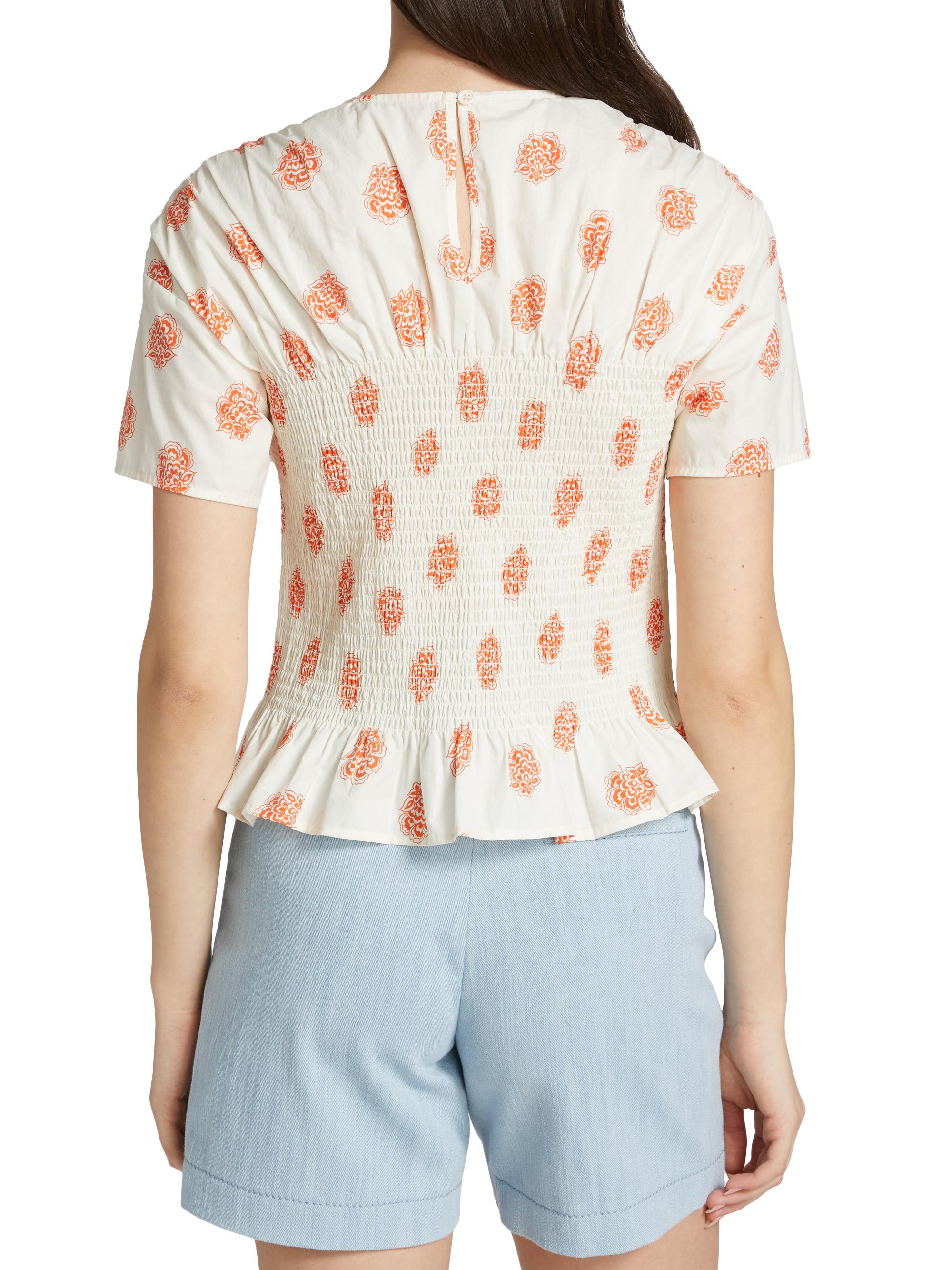 Baum und Pferdgarten Mynowa Smocked Cotton Top | Saks Fifth Avenue