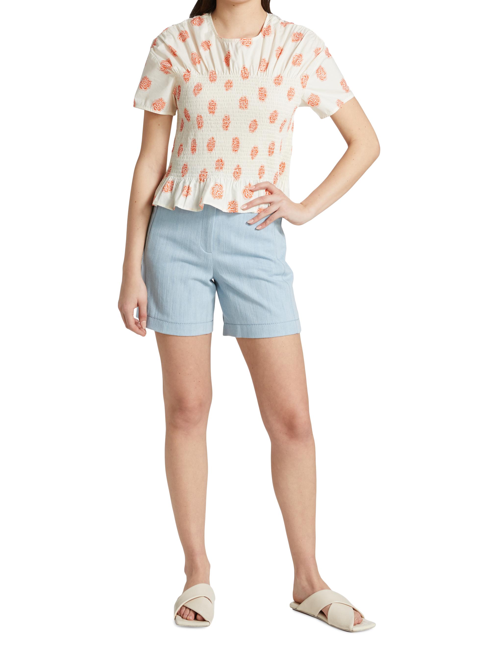 Baum und Pferdgarten Mynowa Smocked Cotton Top | Saks Fifth Avenue
