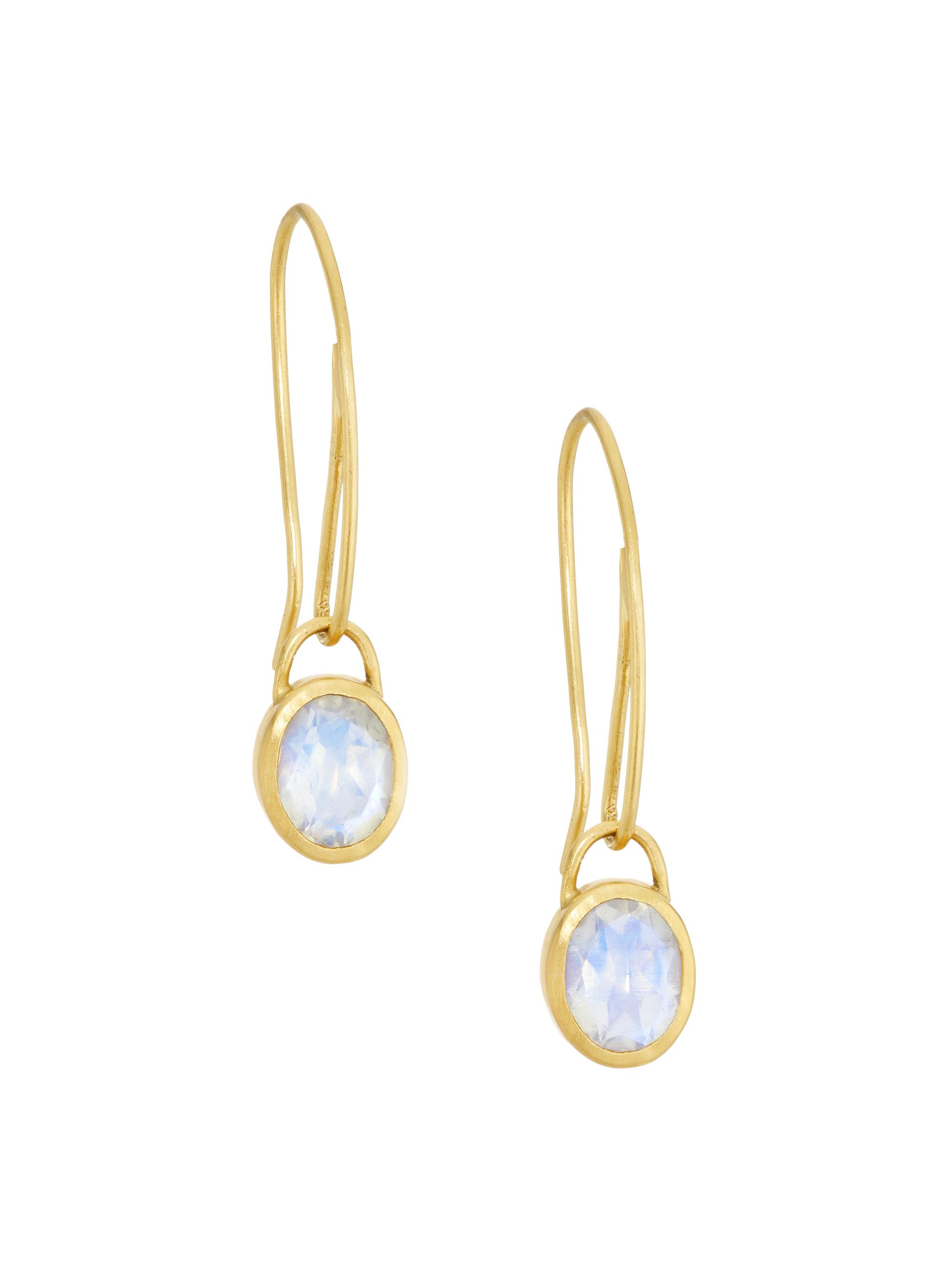 Eli Halili Women's 22K Yellow Gold & Moonstone Drop Earrings - Yellow Gold