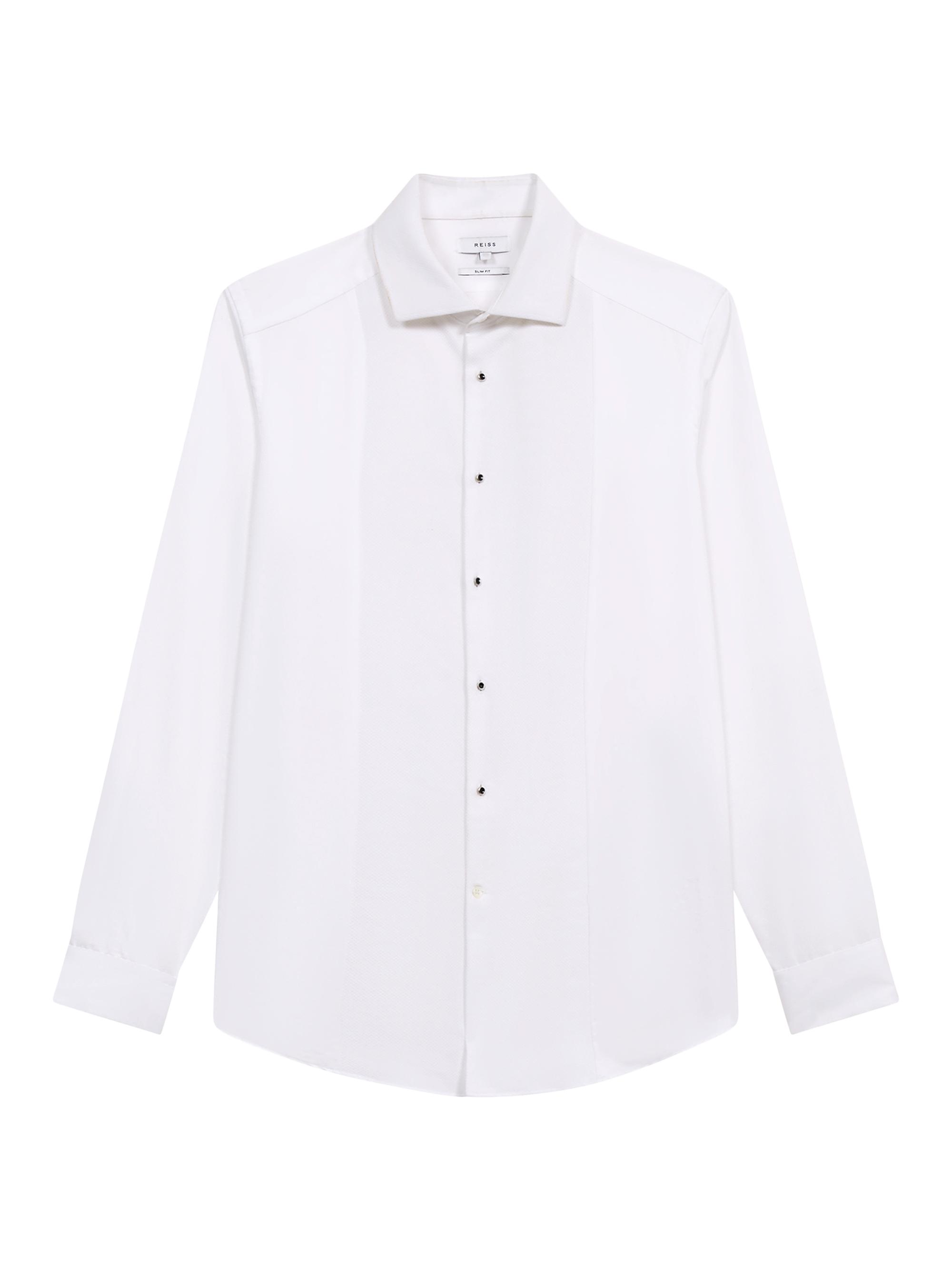 Reiss Men's Marcel Button-Up Long-Sleeve Shirt - Marcel White