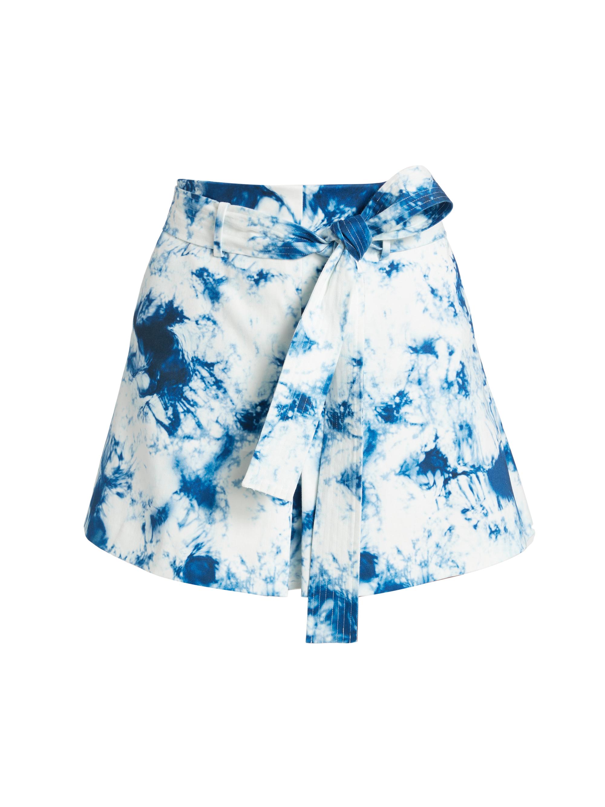 Amur Women's Kensely Tie-Dye Skort - Shibori Acid Tie Dye