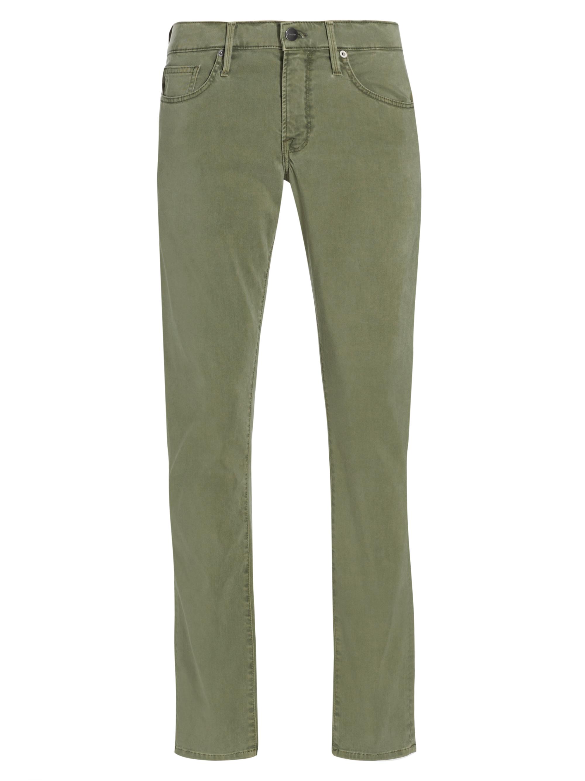 FRAME Men's L'Homme Slim-Fit Jeans - Washed Military