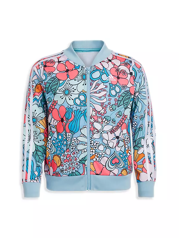 Shop adidas Girl's Floral Print Jacket | Saks Fifth