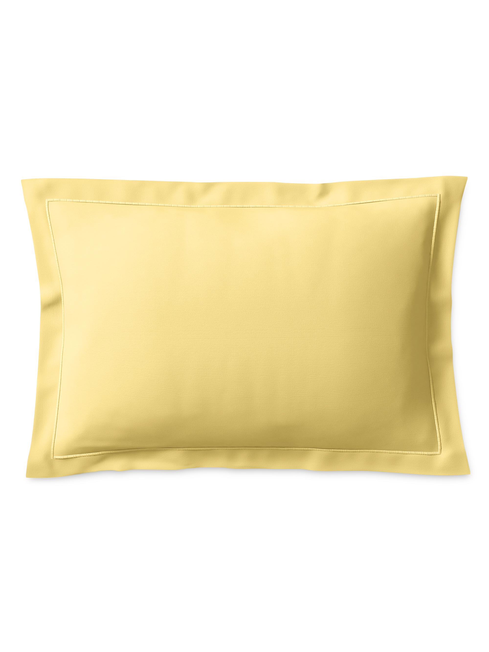 Anne de Solène Vexin King Sham - Pollen Yellow European