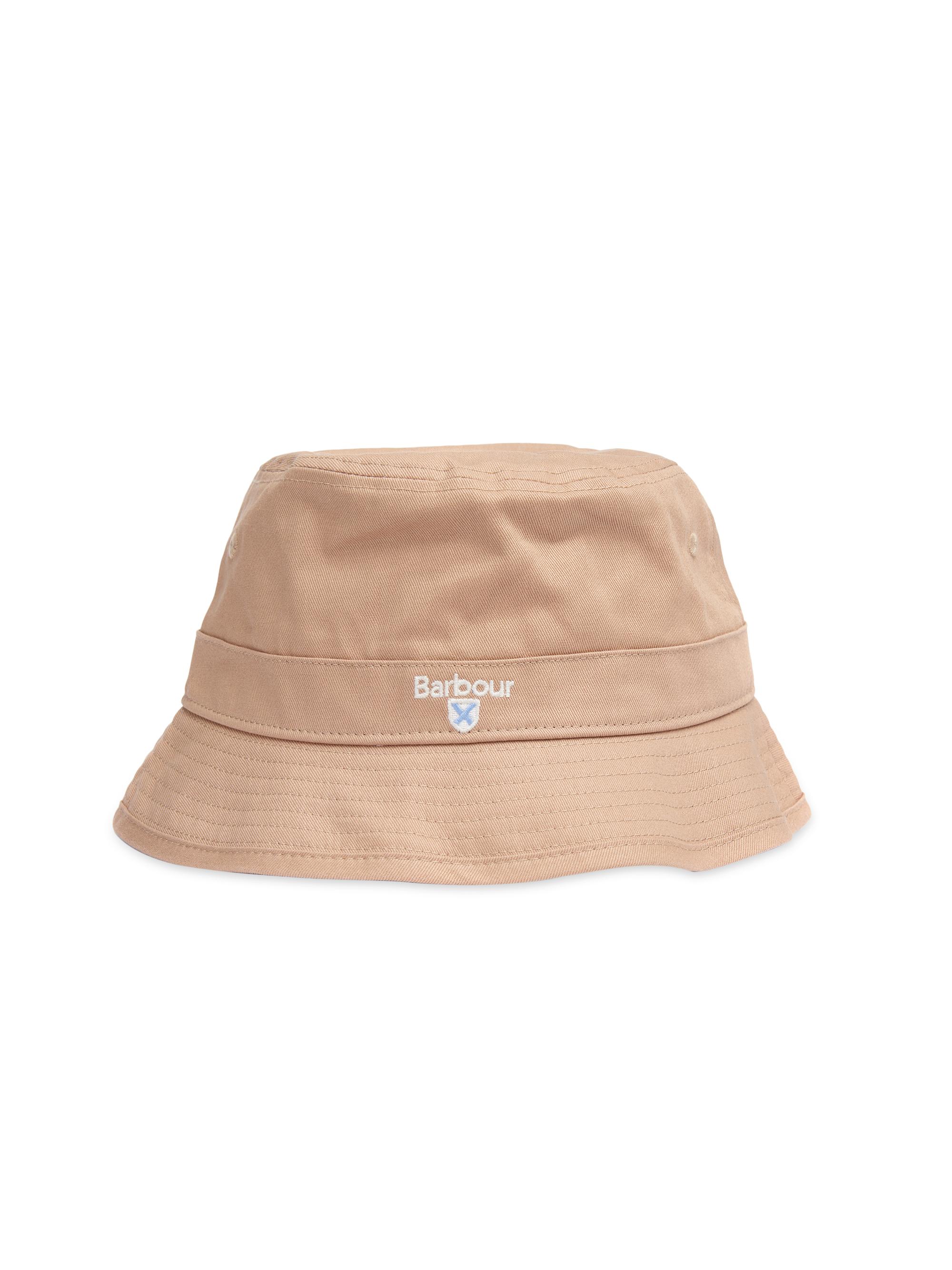 Barbour Men's Cascade Logo Bucket Hat - Stone
