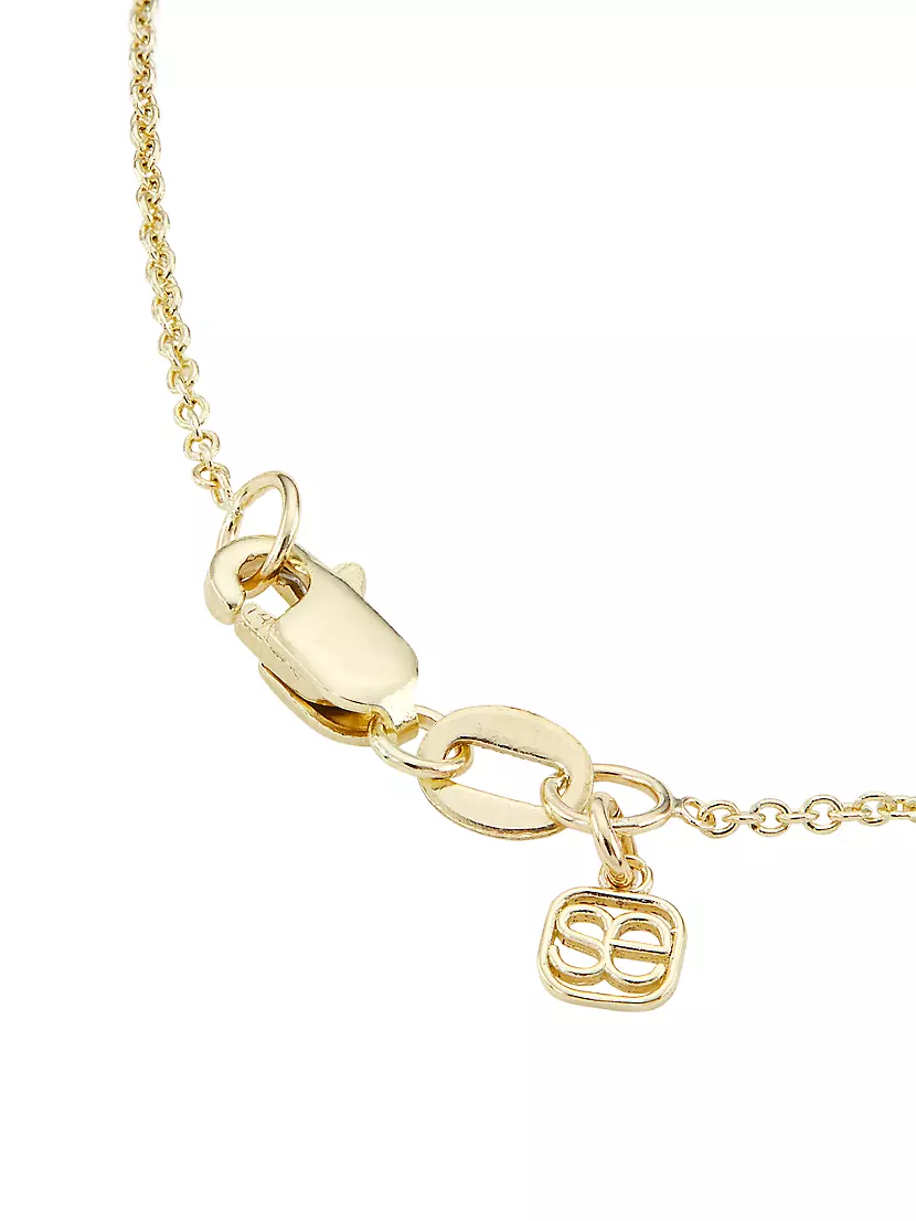 Shop 14K Yellow Gold Pearl Cage Necklace | Carbon & Hyde