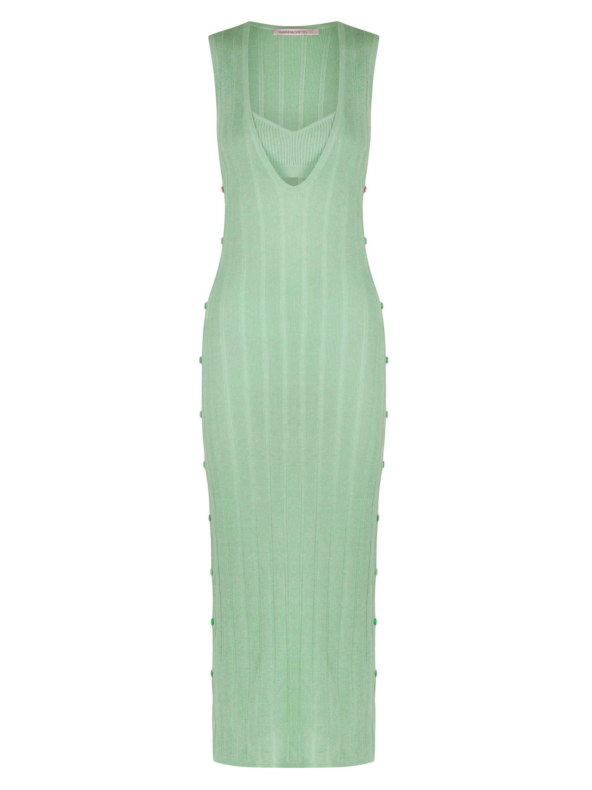 Hansen + Gretel Women's Moon Haze Kelis Dress - Sea Foam