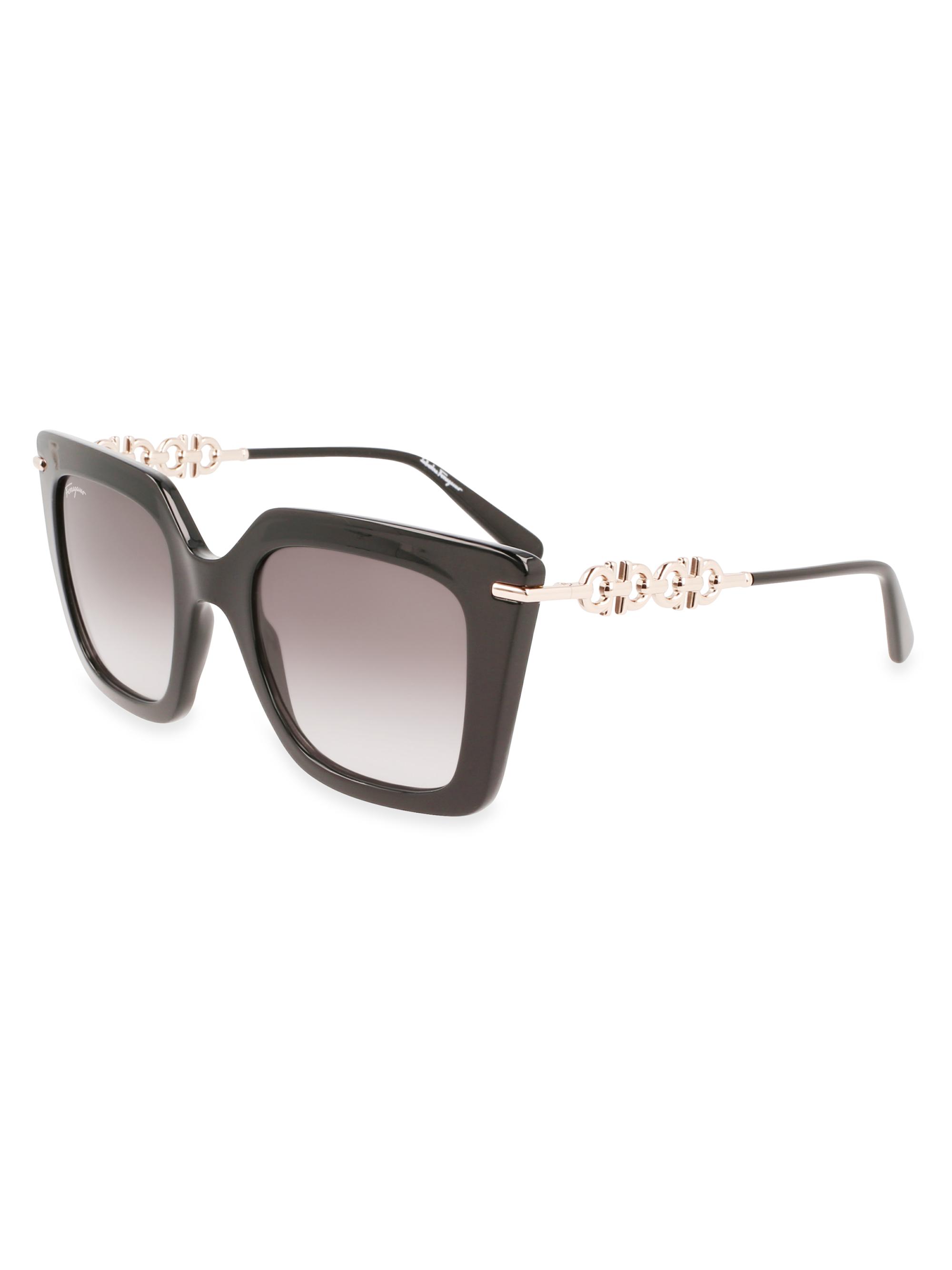 SALVATORE FERRAGAMO Gancini 51MM Rectangle Sunglasses FERRAGAMO Gancini 51MM Rectangle Sunglasses | Saks Fifth Avenue main image 2