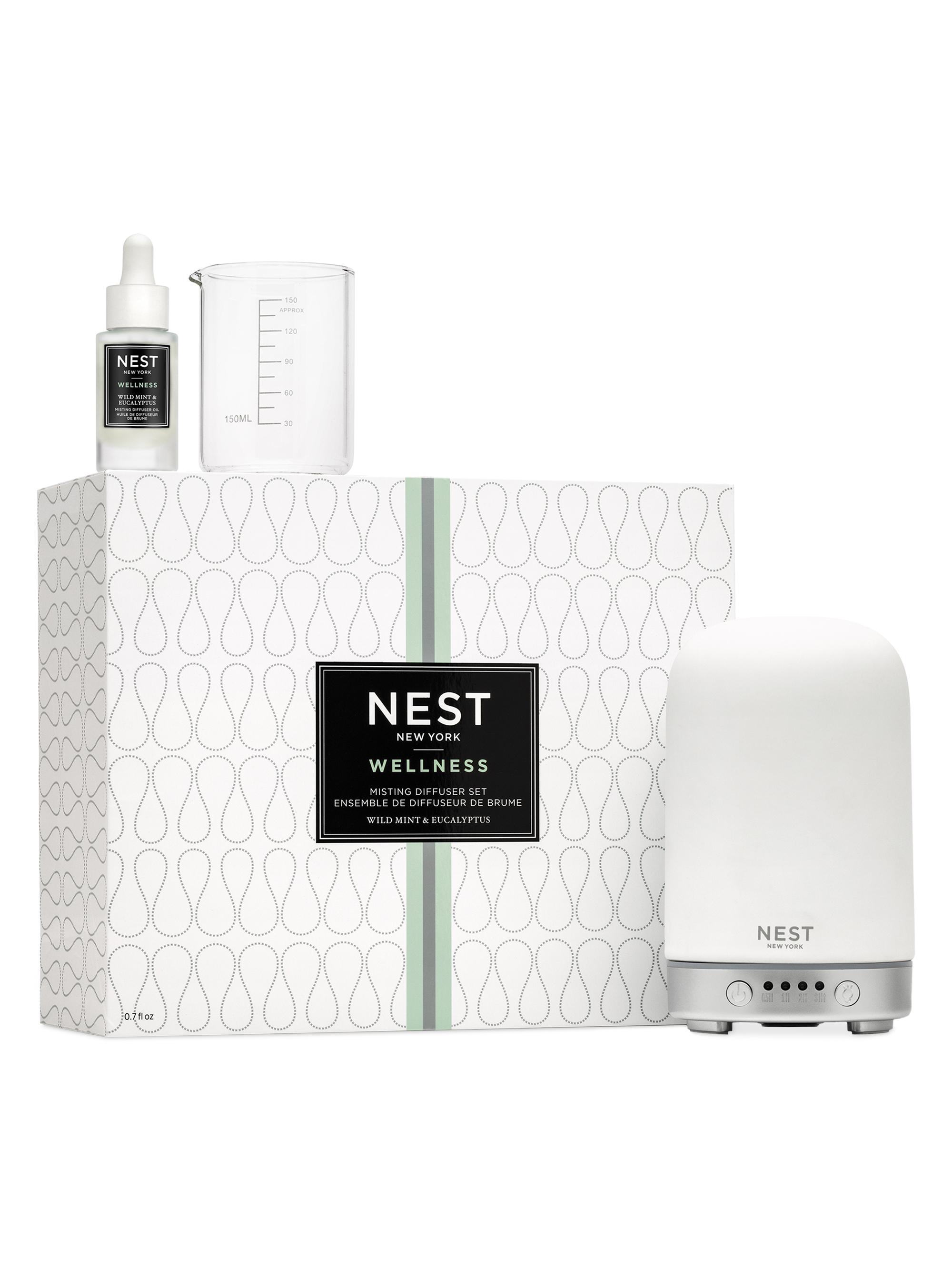 NEST New York Wild Mint & Eucalyptus 2-Piece Diffuser Set