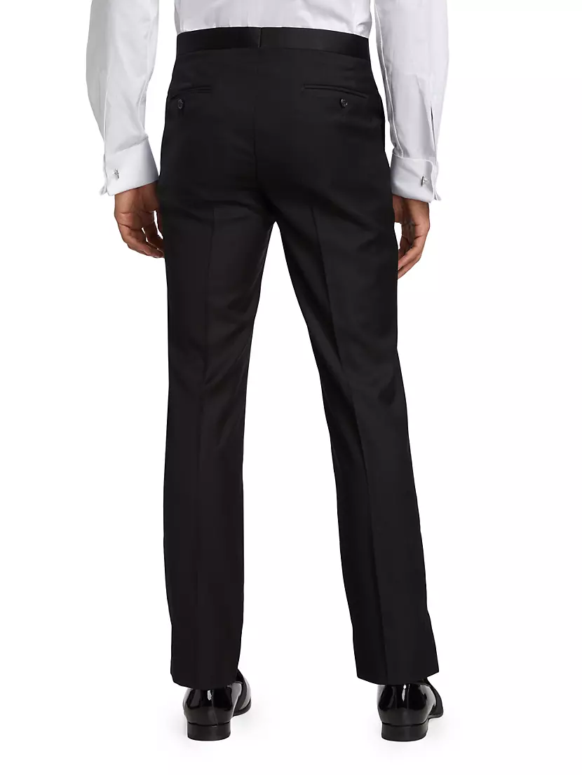 Classic Black Tuxedo Pants by SuitShop  Black tuxedo, Tuxedo pants,  Classic black