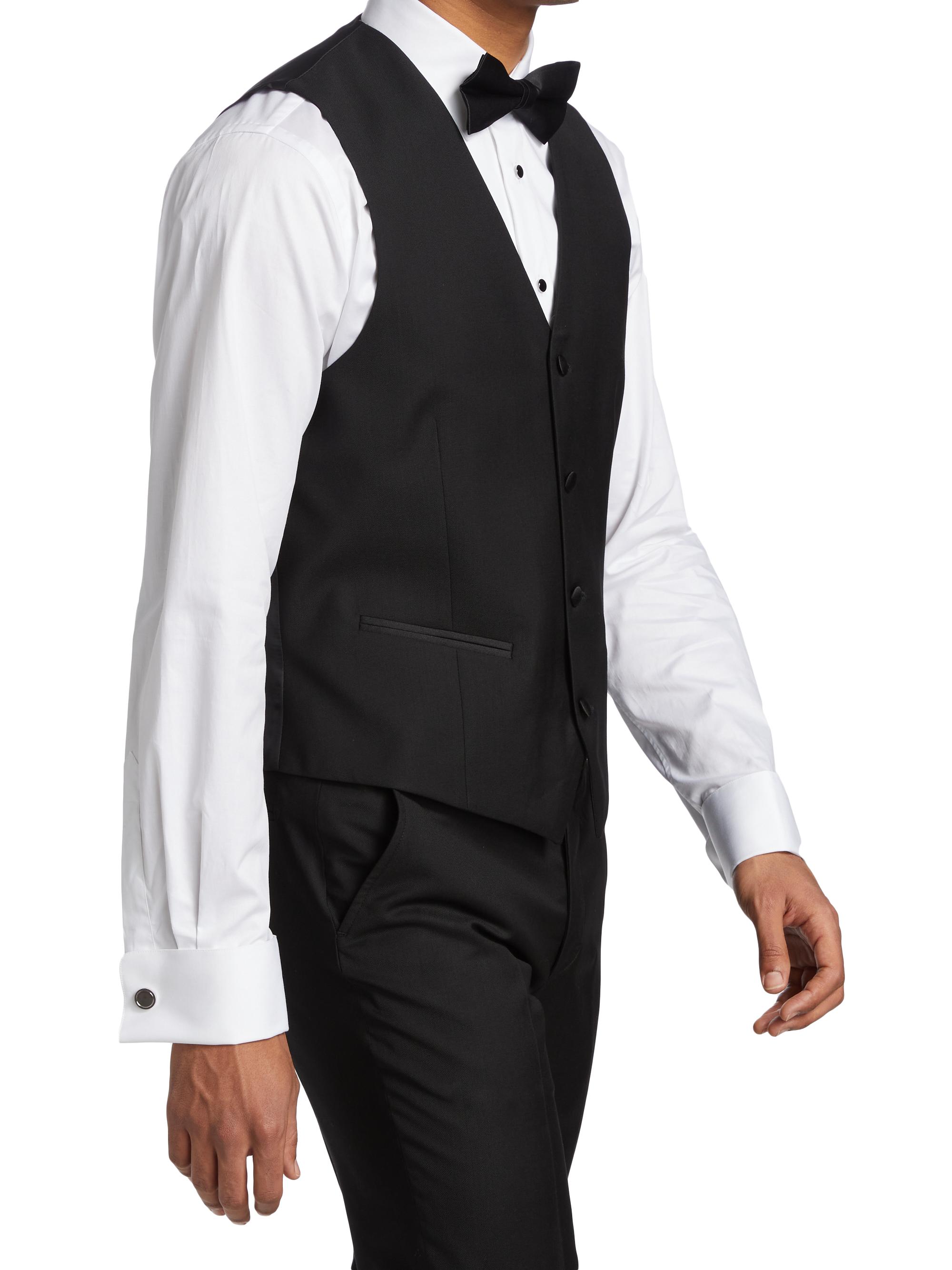 Saks Fifth Avenue COLLECTION Classic Tuxedo Vest | Saks Fifth Avenue