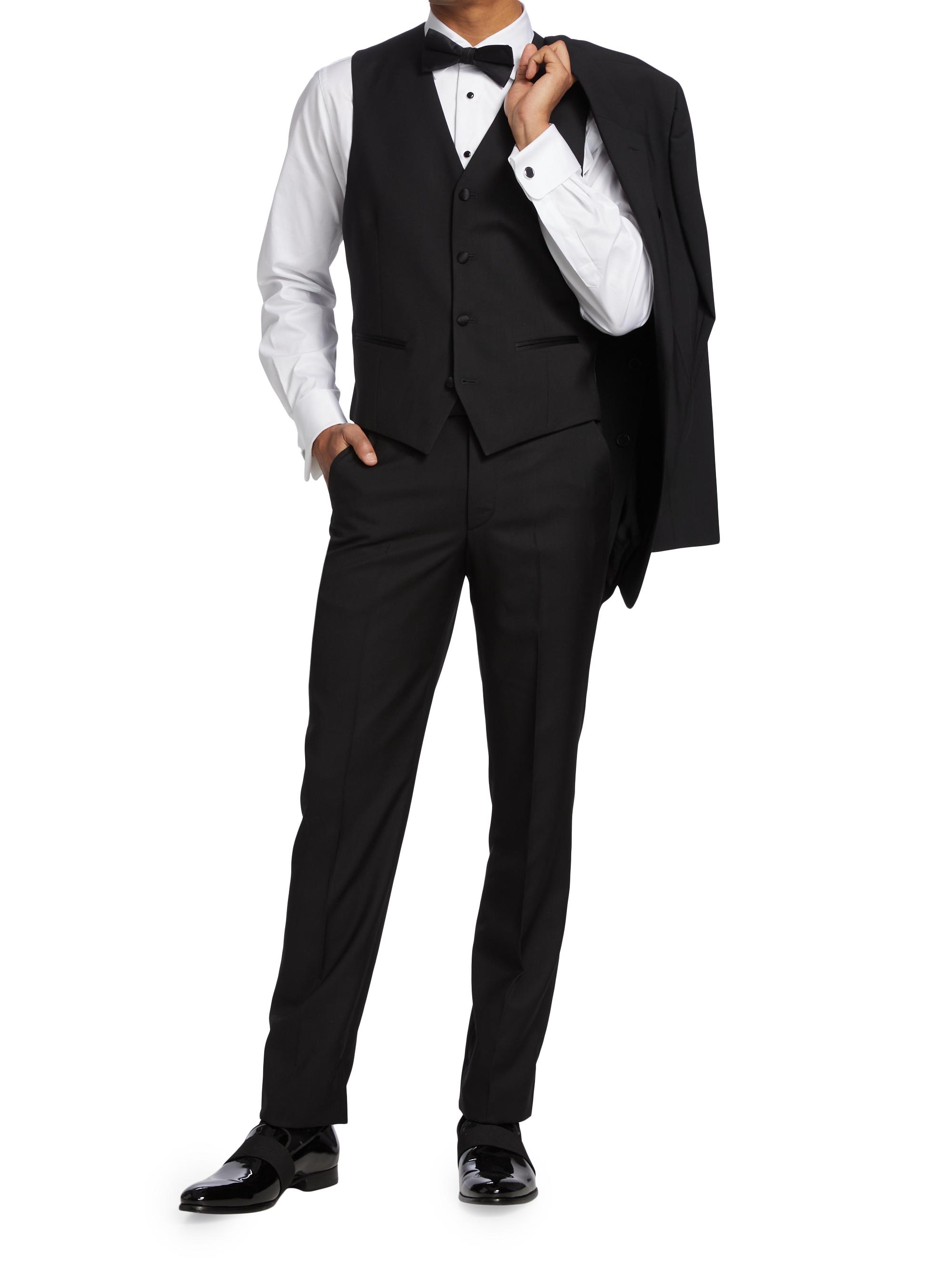Saks Fifth Avenue COLLECTION Classic Tuxedo Vest | Saks Fifth Avenue