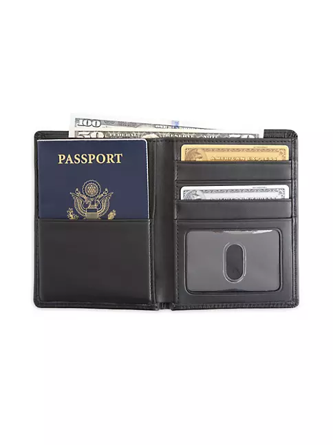 RFID Blocking Passport Cover - Black