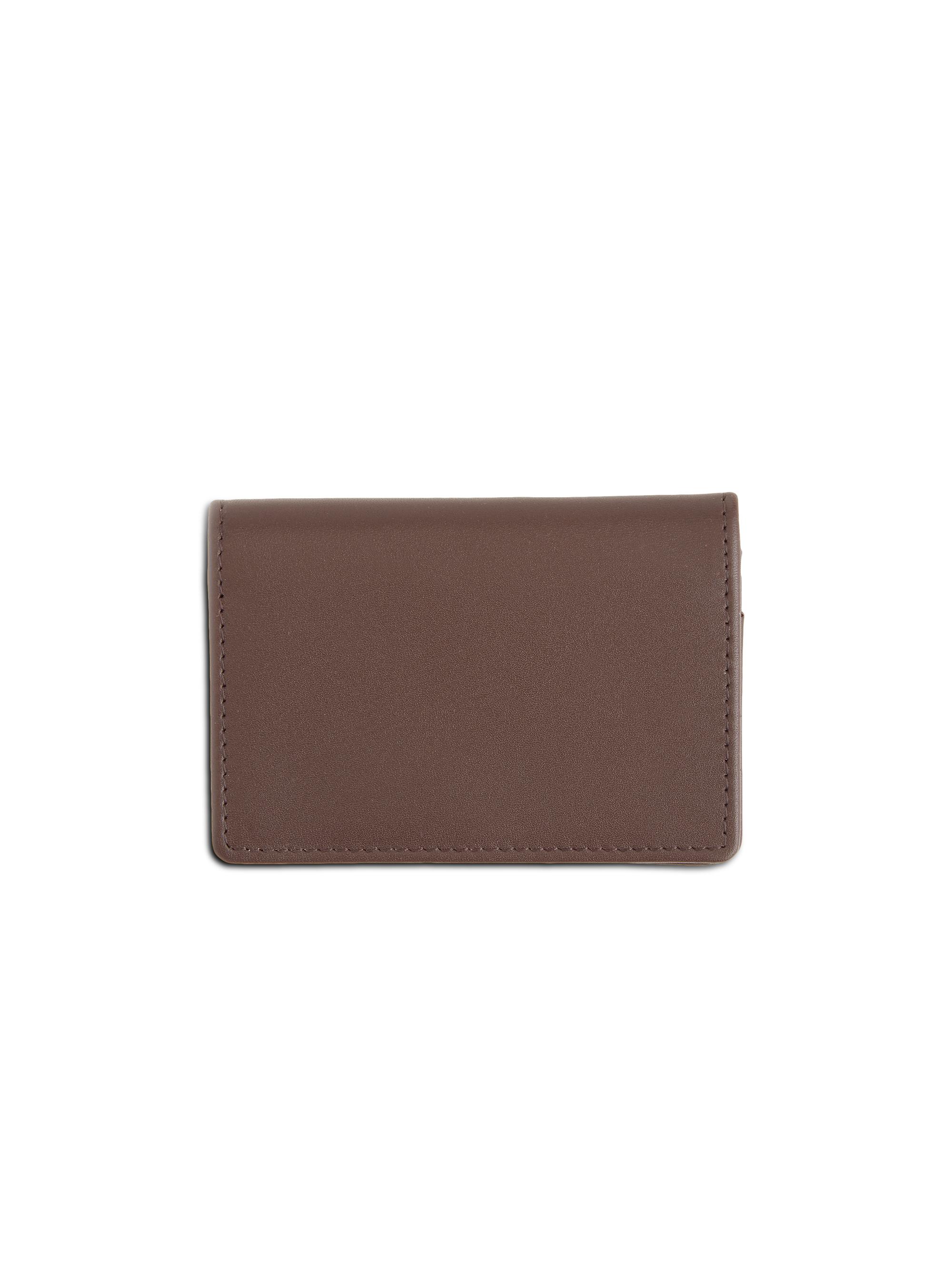 Royce New York Men's Executive Bi-Fold Card Holder - Brown