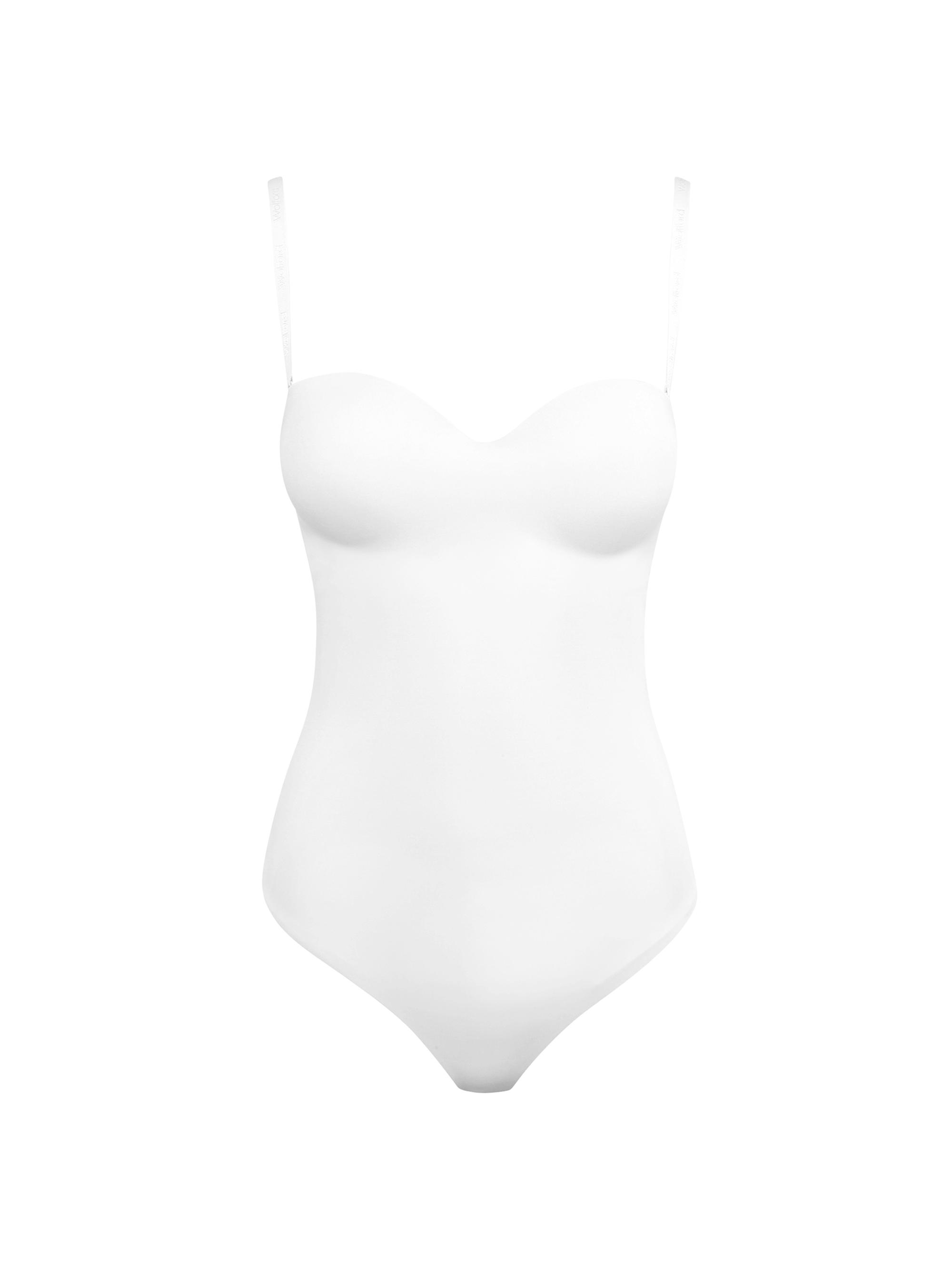 Wolford Women's Mat de Luxe Thong Bodysuit - White | Thumbnail 4