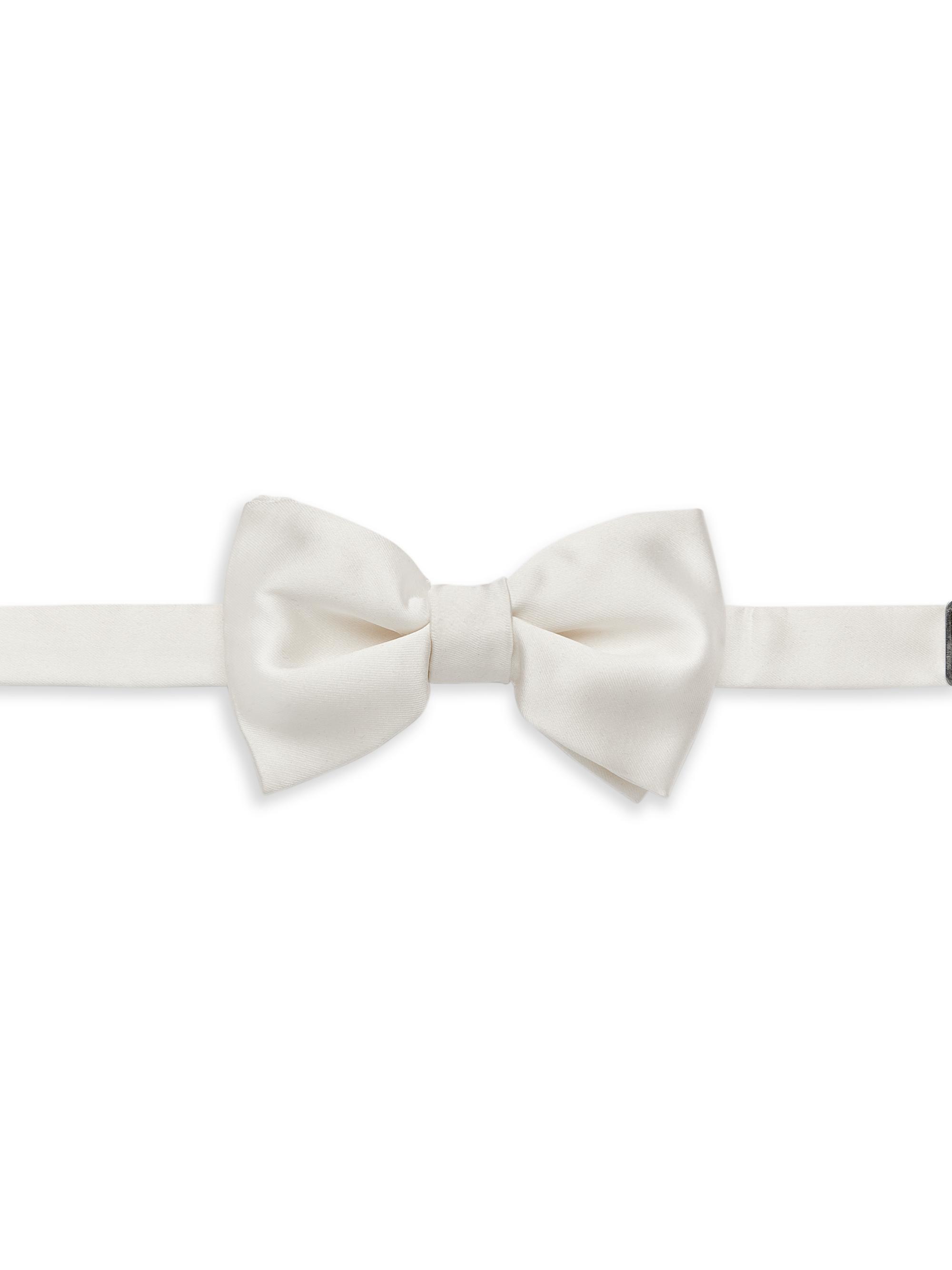 Saks Fifth Avenue Men's COLLECTION Silk Bowtie - White