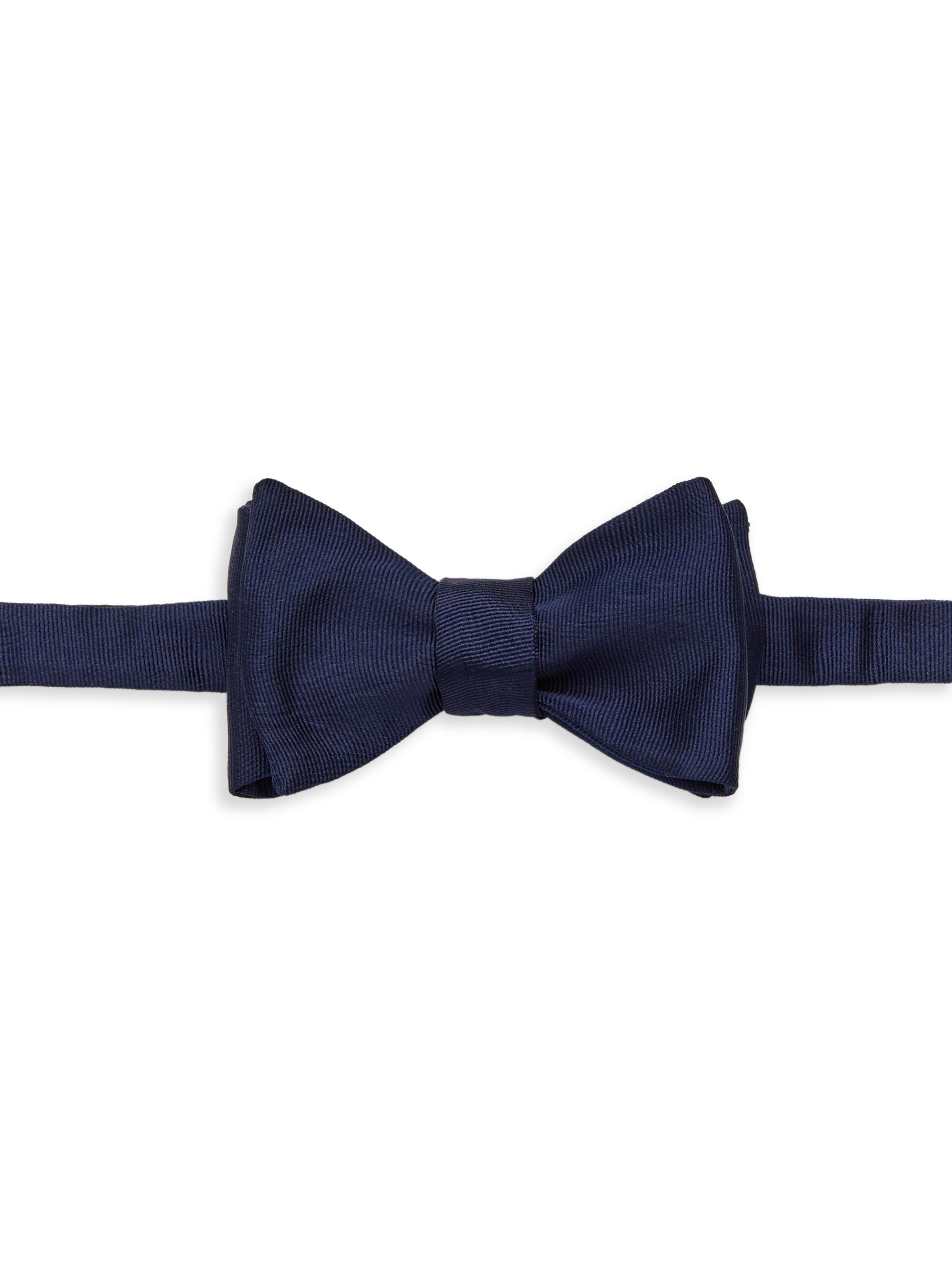 Saks Fifth Avenue Men's COLLECTION Grosgrain Silk Bowtie - Navy