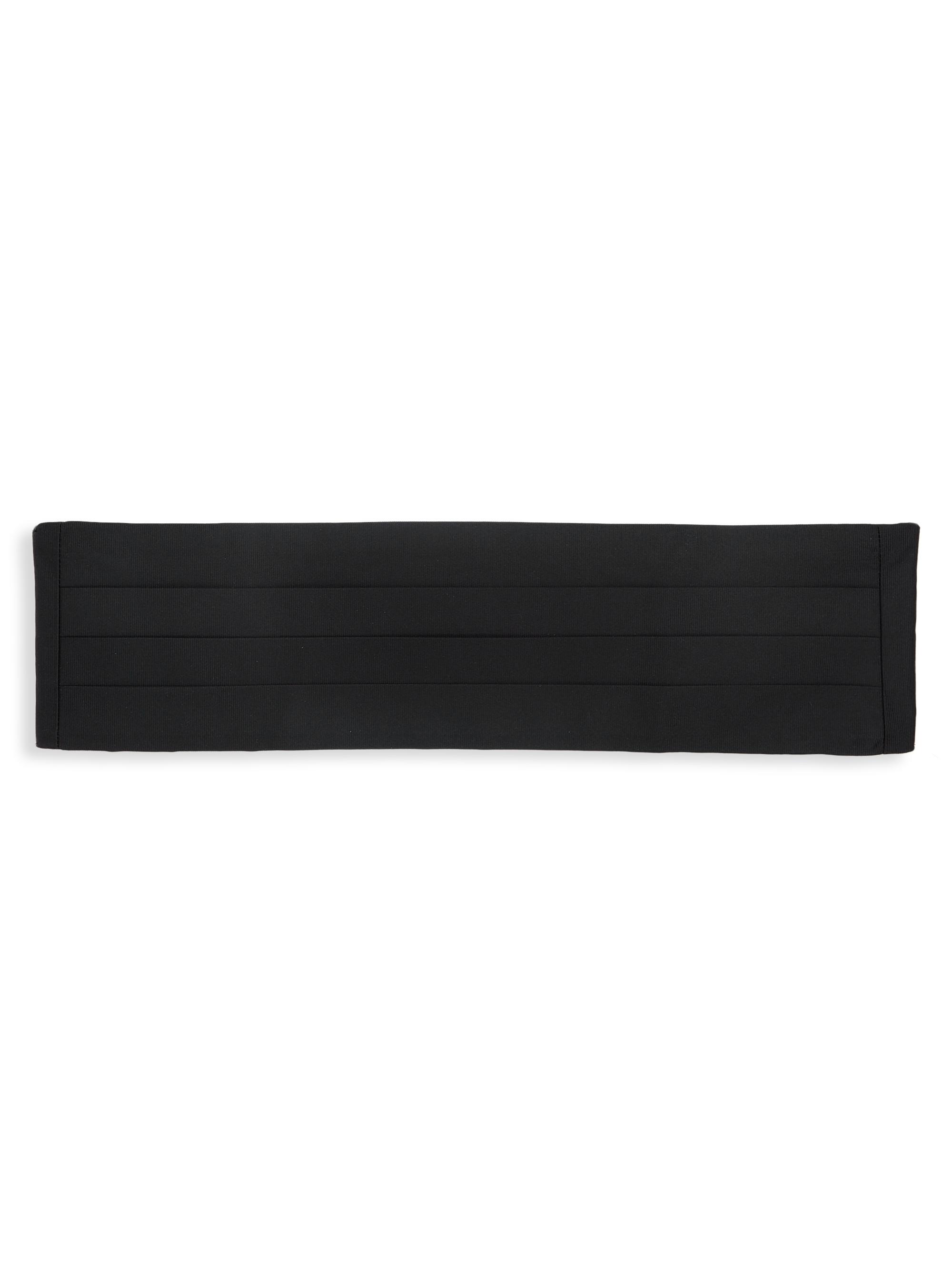 Saks Fifth Avenue Men's COLLECTION Grosgrain Silk Cummerbund - Black