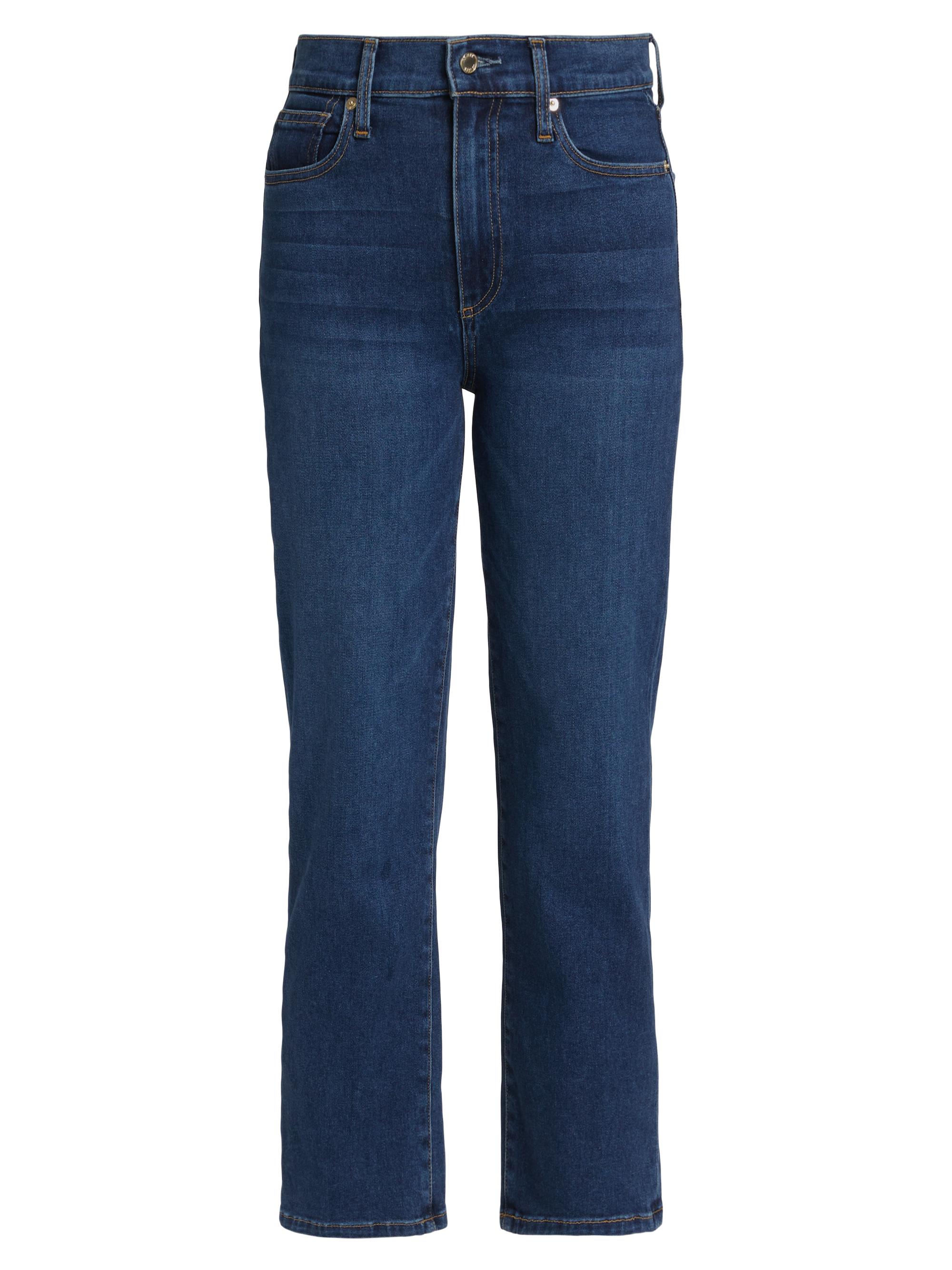 Le Jean Women's Sabine High-Rise Stretch Crop Straight-Leg Jeans - Libertine Wash