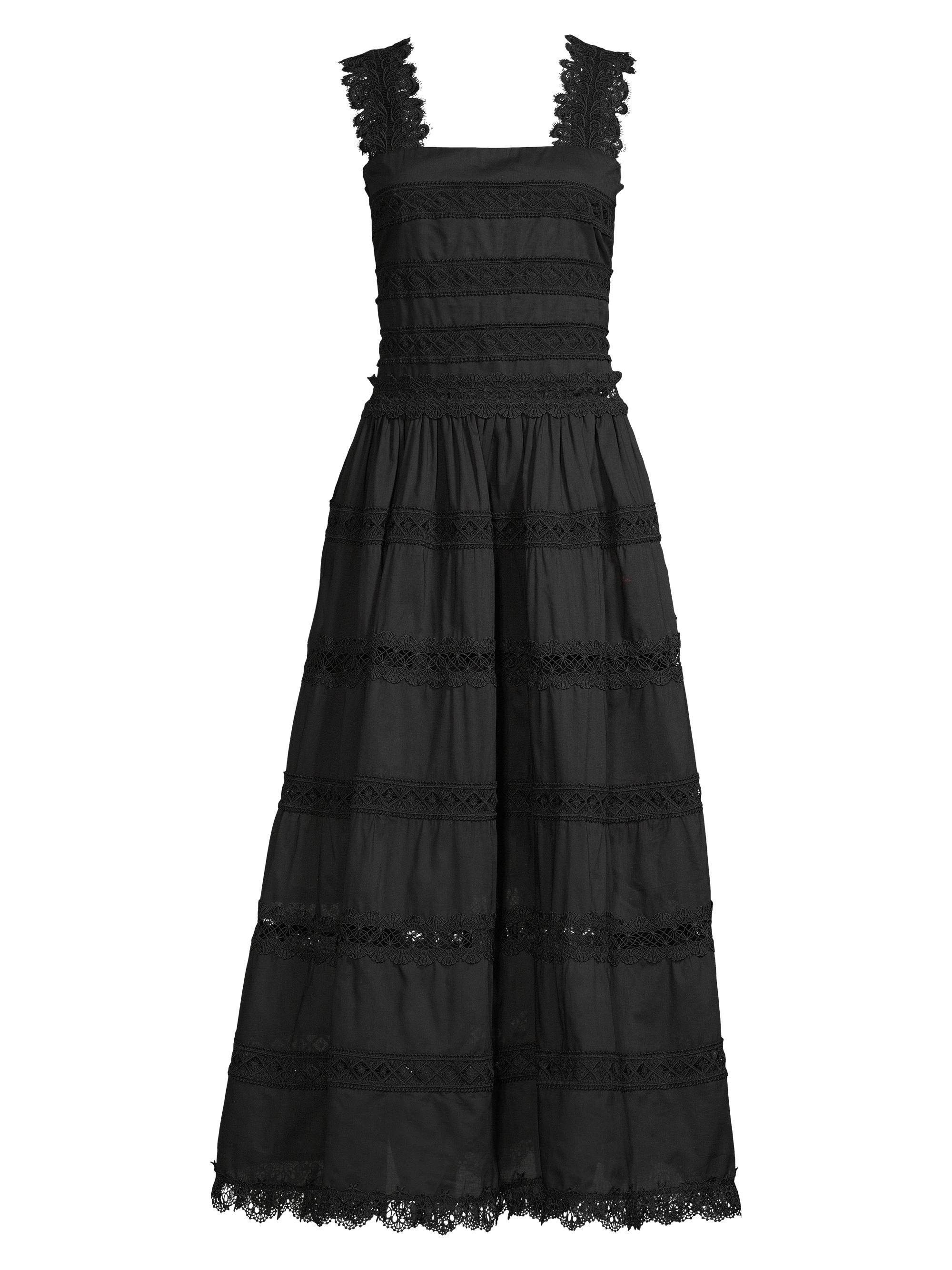 Waimari Women's Kate Cotton Maxi Dress - Black