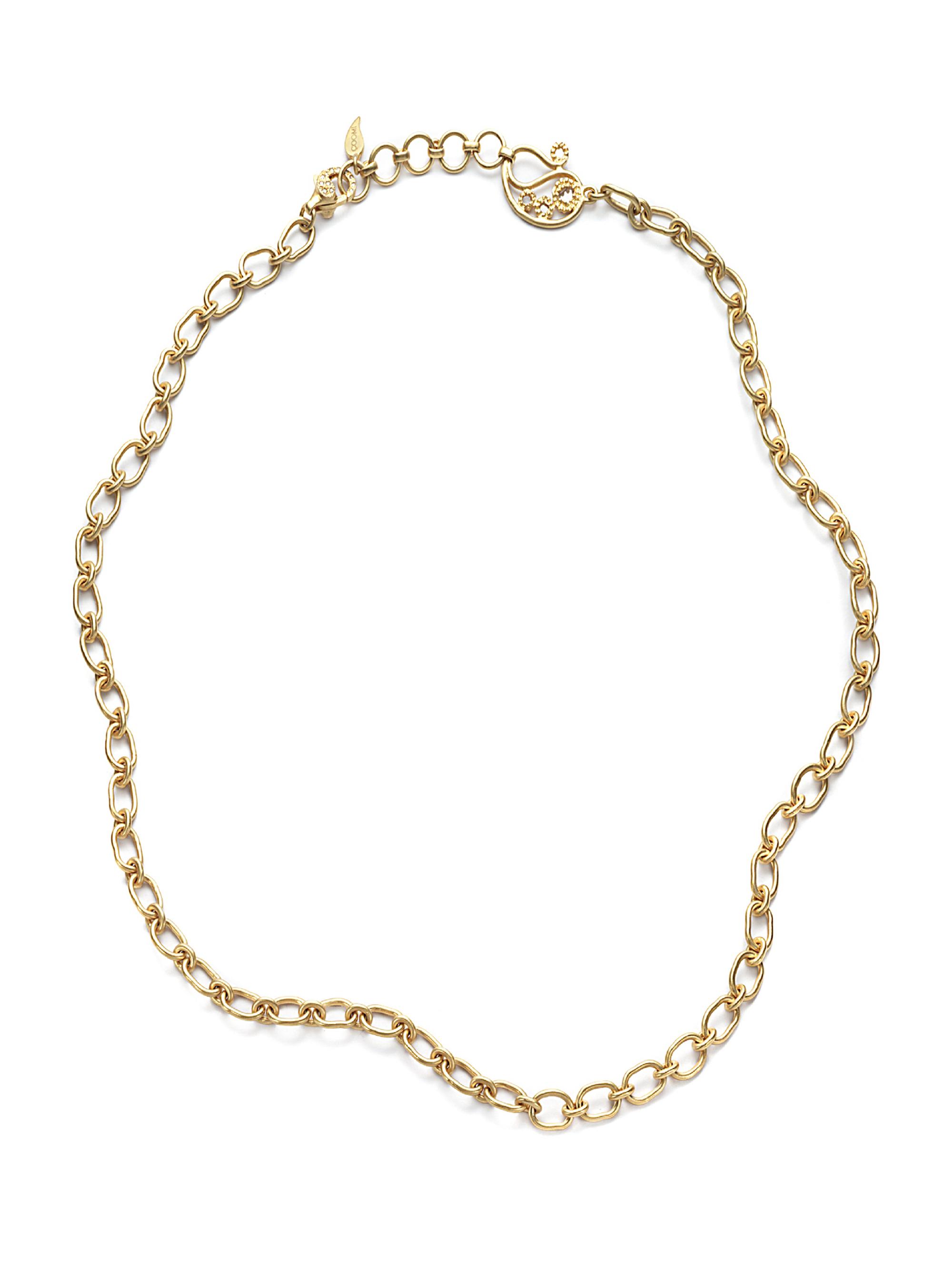 Coomi Women's Antiquity 20K Yellow Gold & Diamond Chain Necklace - Gold
