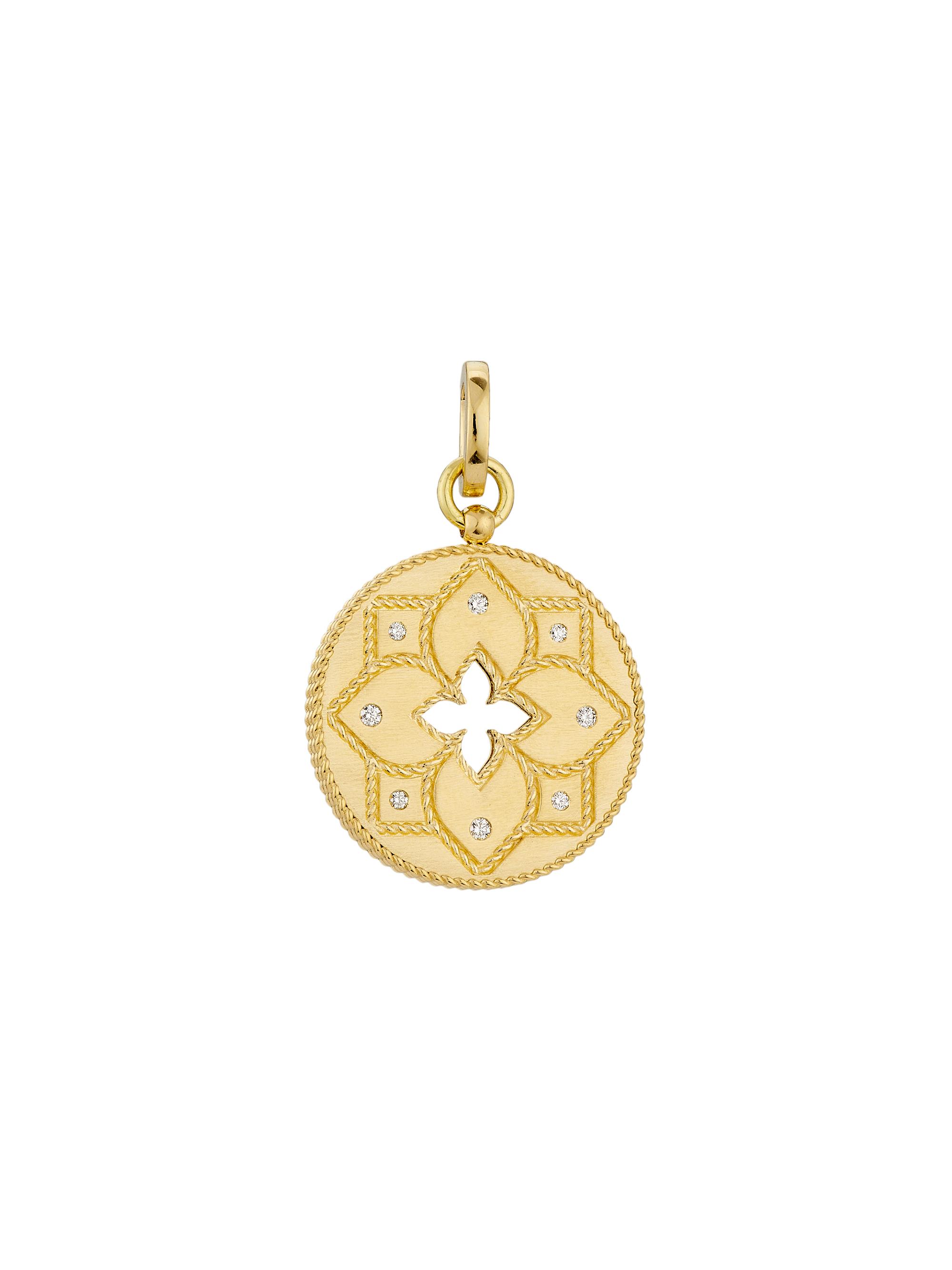 Roberto Coin Women's Venetian Princess 18K Yellow Gold & Diamond Pendant - Yellow Gold