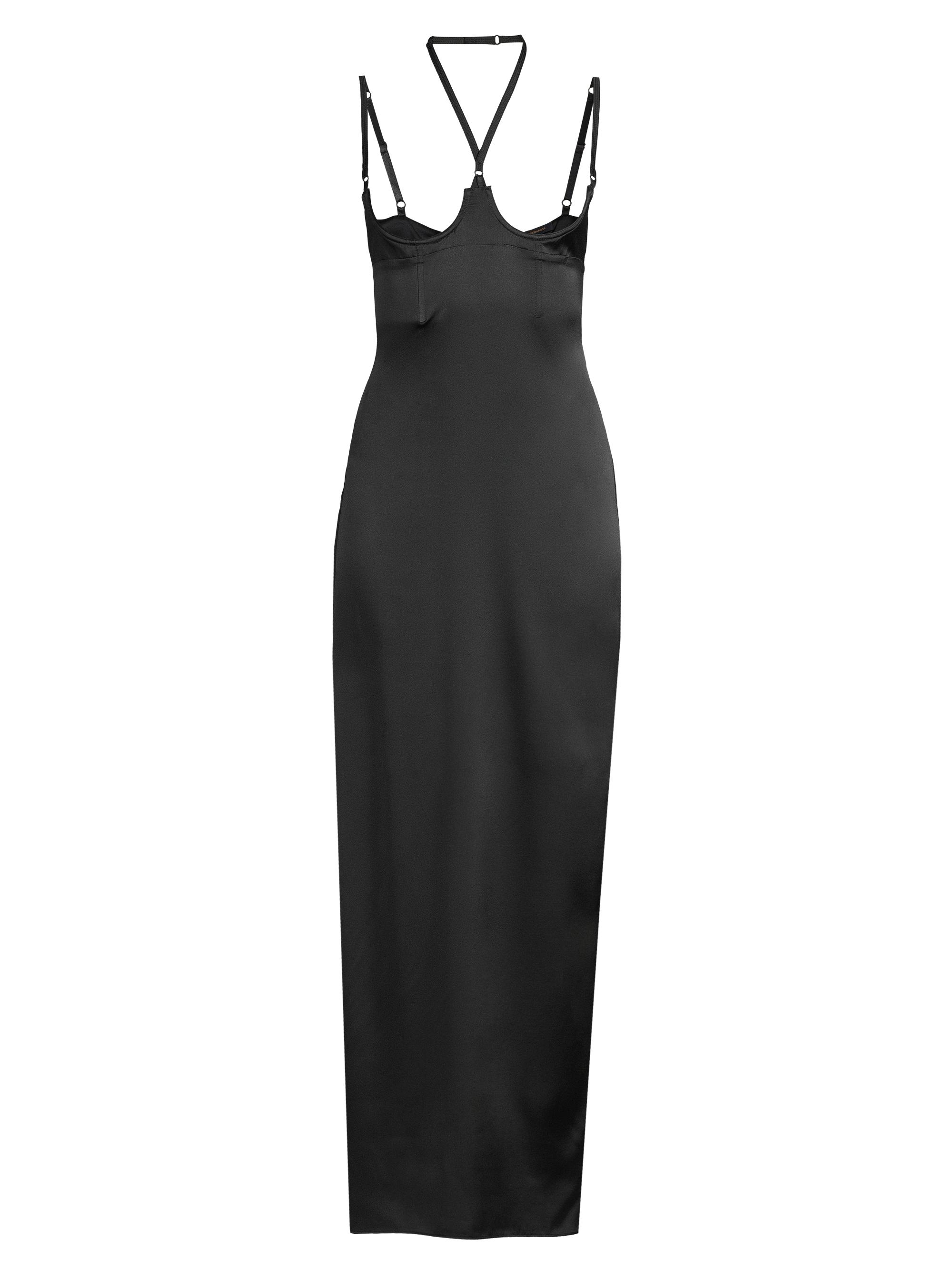 Kiki de Montparnasse Women's Welcome Home Silk Maxi Dress - Black
