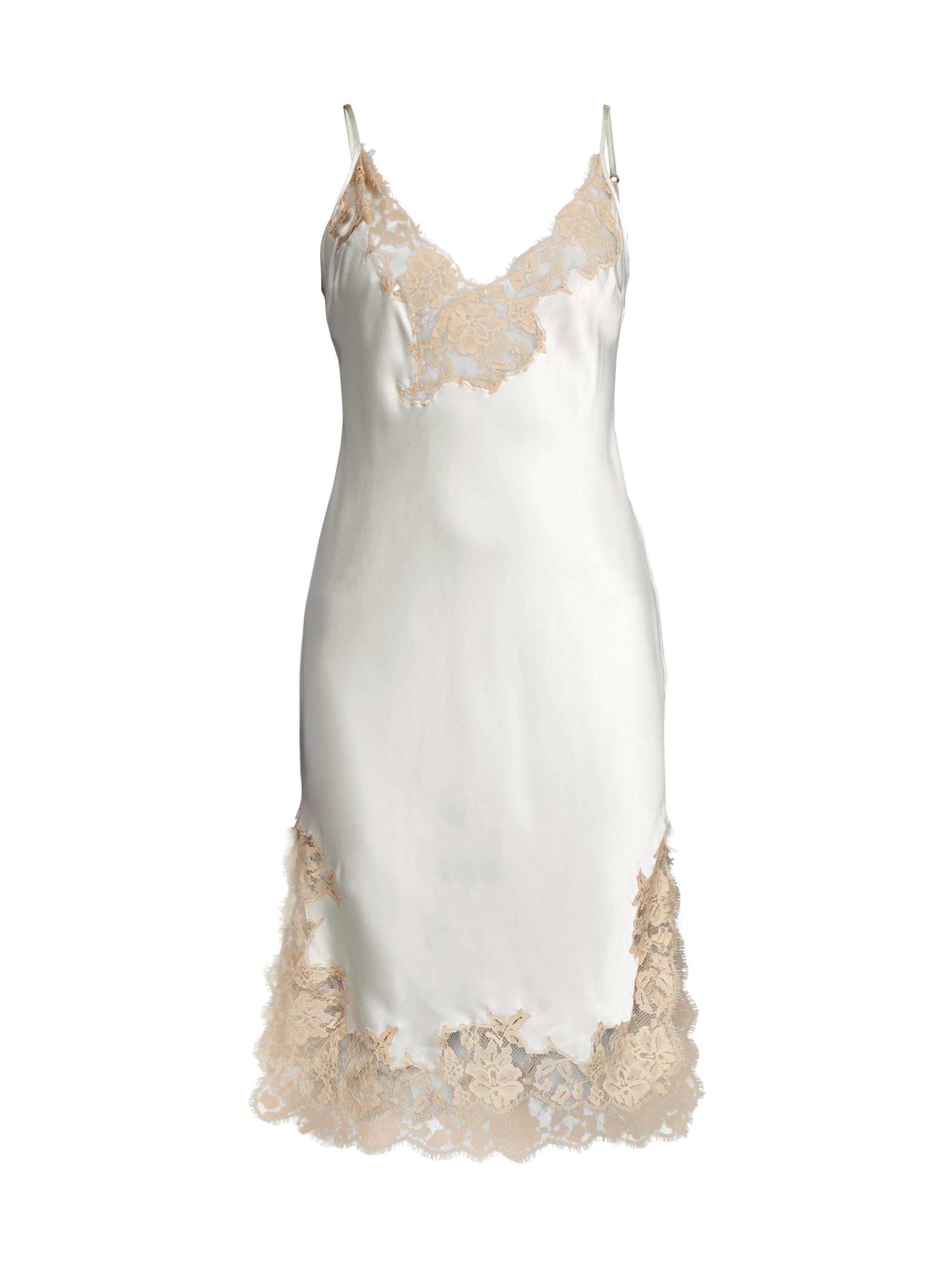 Kiki de Montparnasse Women's Orchid Lace Slip Dress -  Sucre