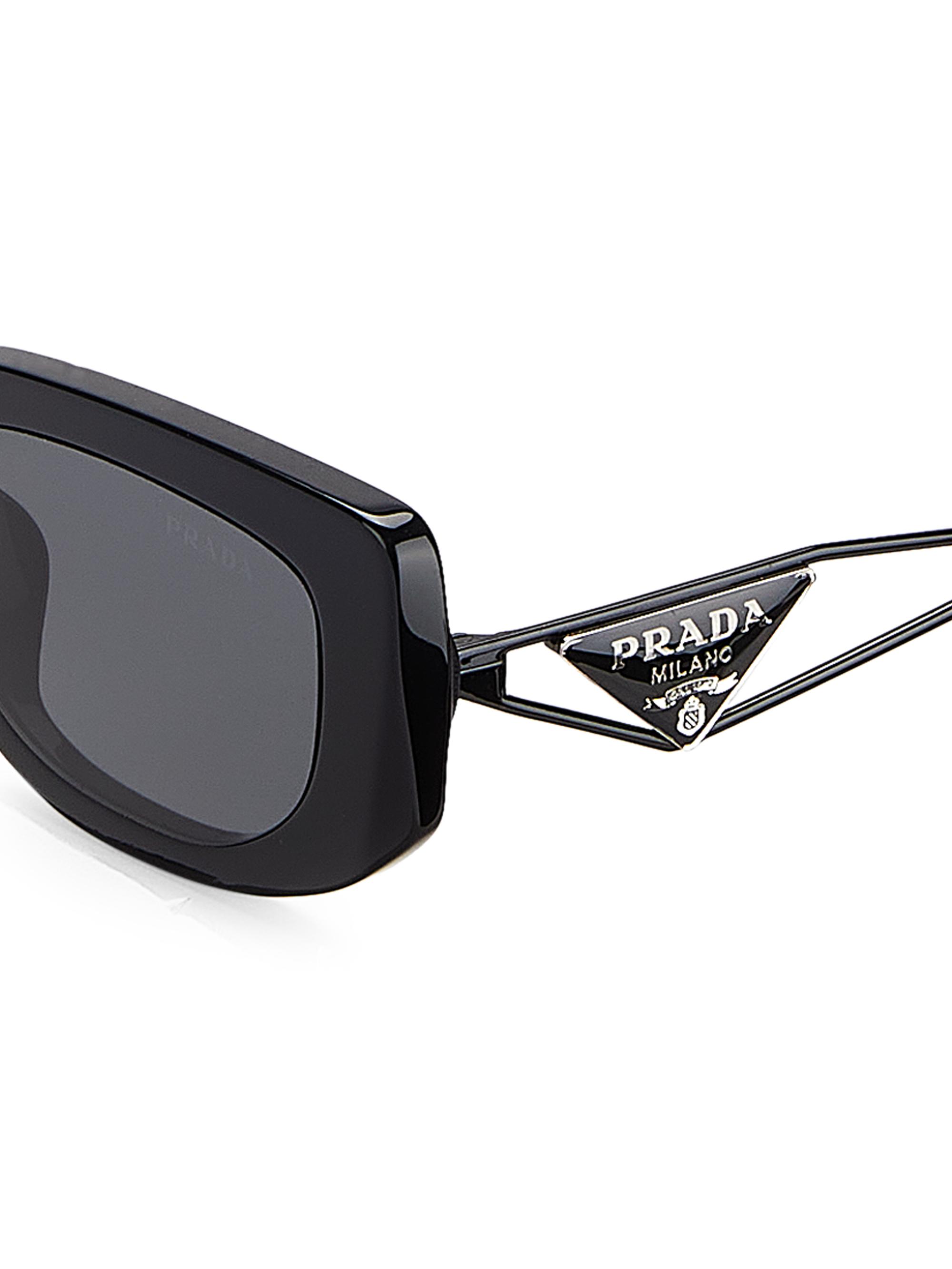 Prada 53MM Rectangle Sunglasses | Saks Fifth Avenue