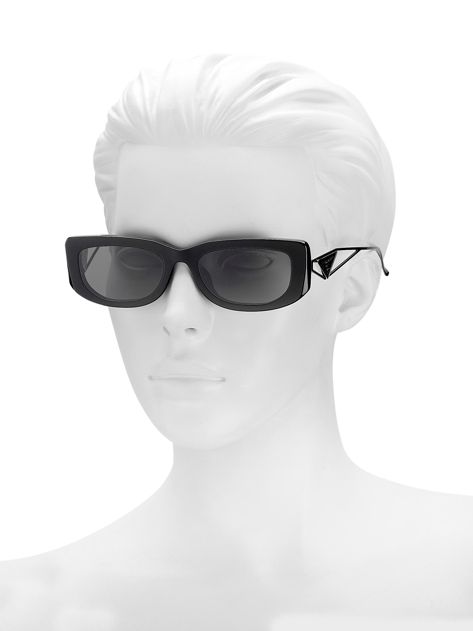 Prada 53MM Rectangle Sunglasses | Saks Fifth Avenue