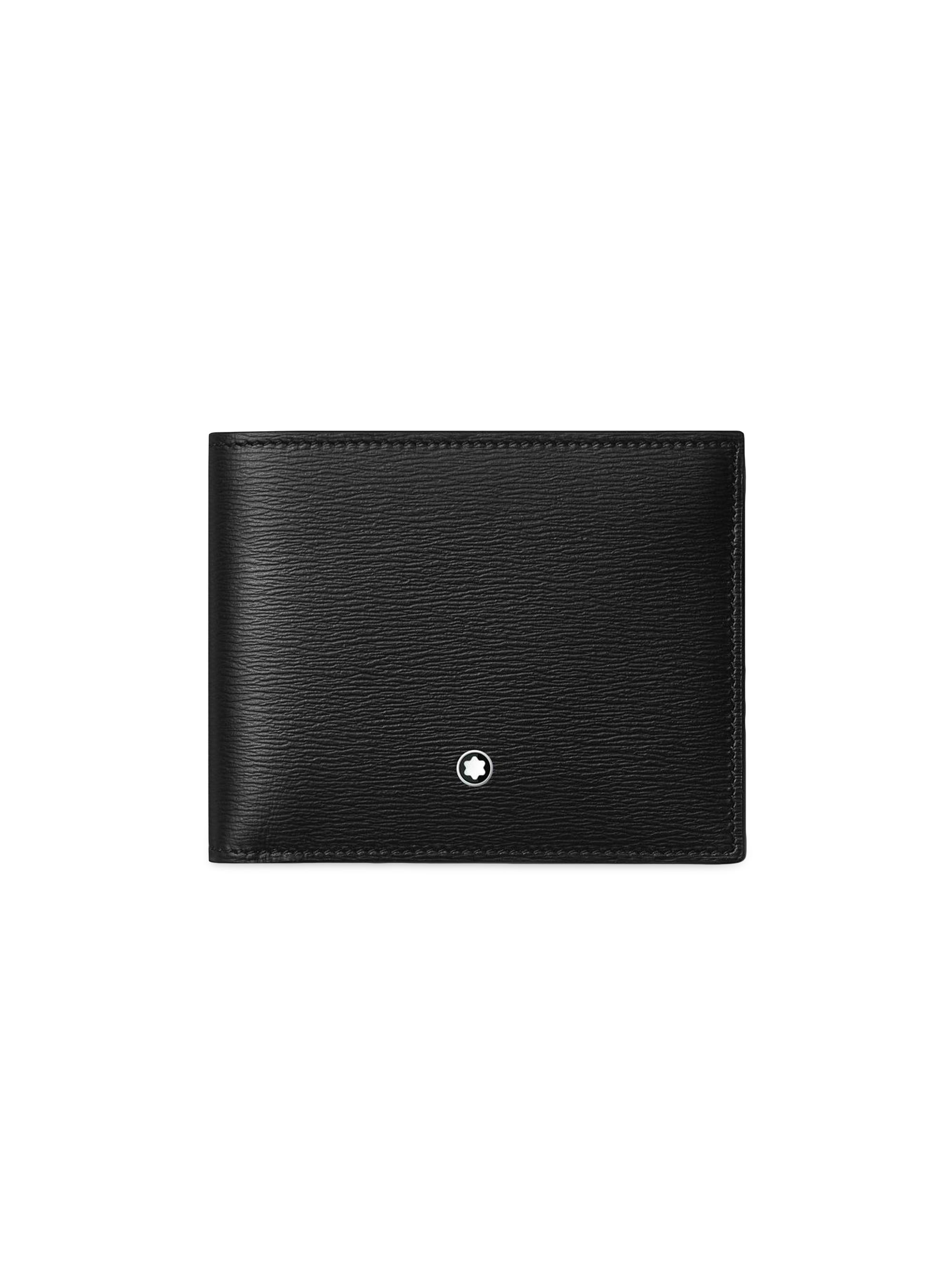 Montblanc Men's Meisterstück Leather Bi-Fold Wallet - Black