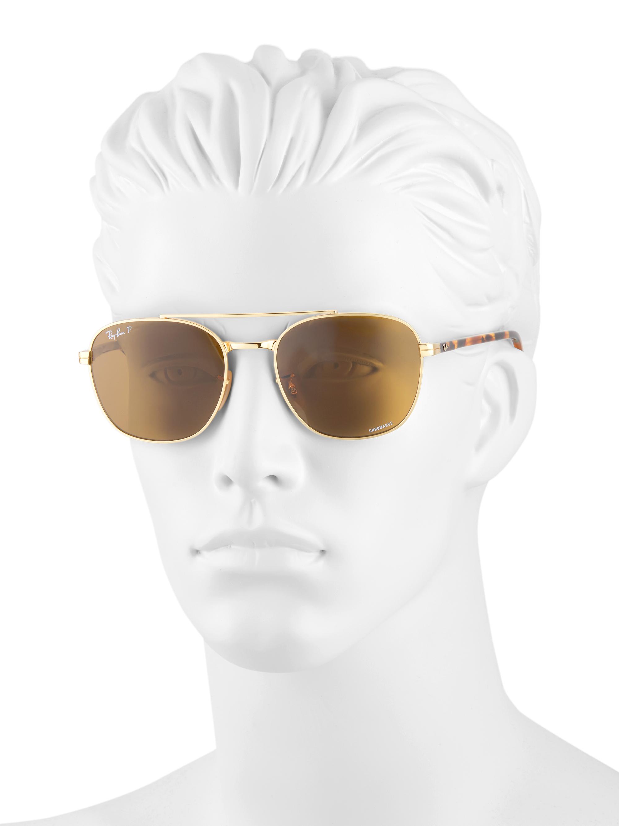 Ray-Ban RB3688 48MM Square Sunglasses | Saks Fifth Avenue