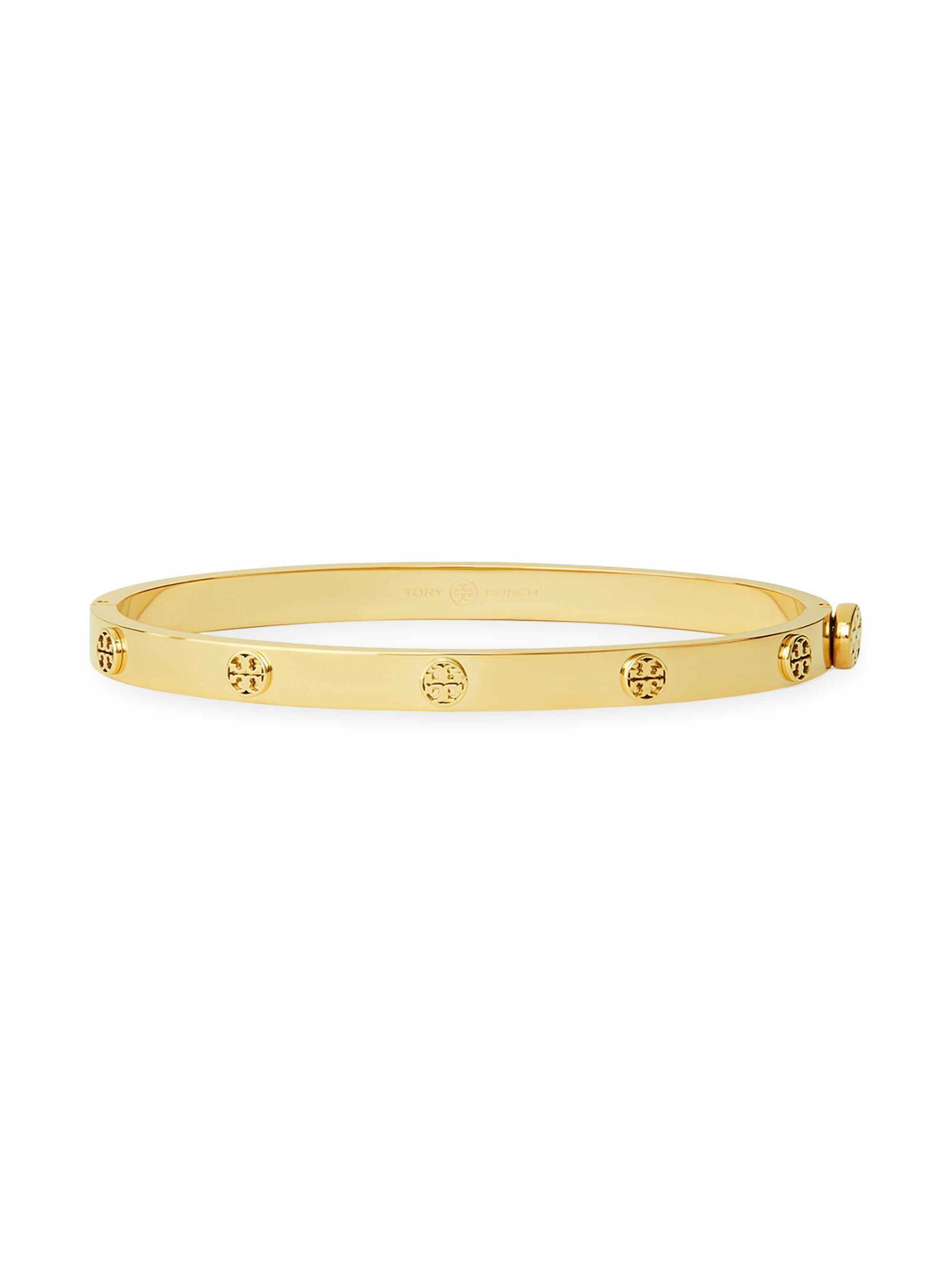 Tory Burch Women's Miller Goldtone Stud Hinge Bracelet - Gold
