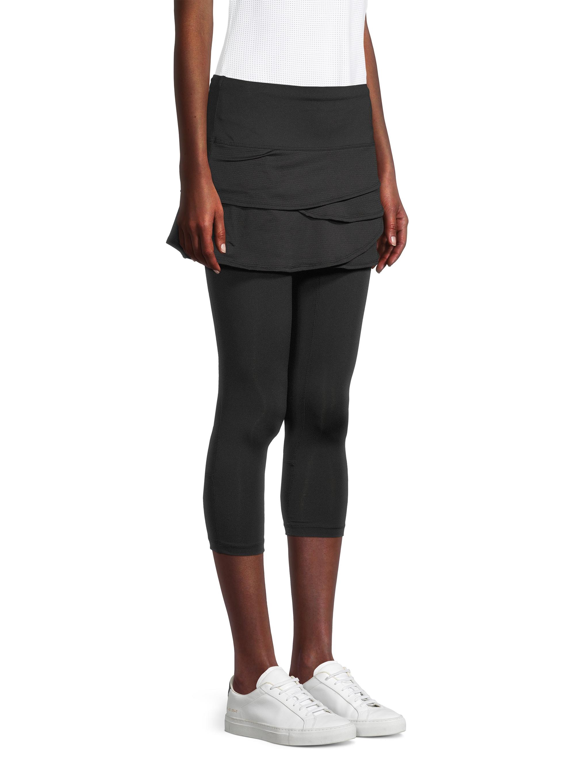 Scalloped 2-Piece Capri Legging Set