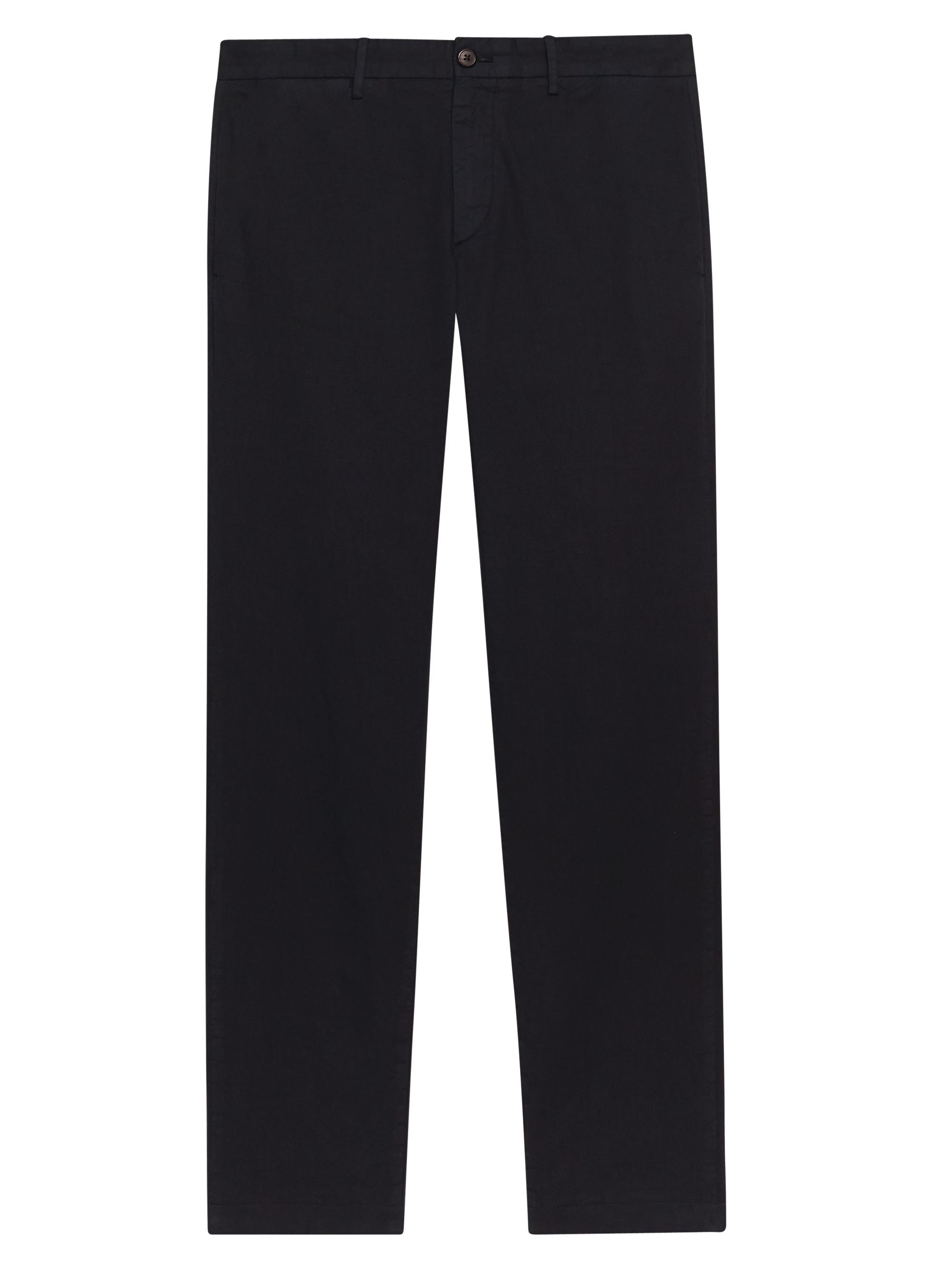 Theory Men's Zaine Flat-Front Cotton-Blend Pants - Baltic