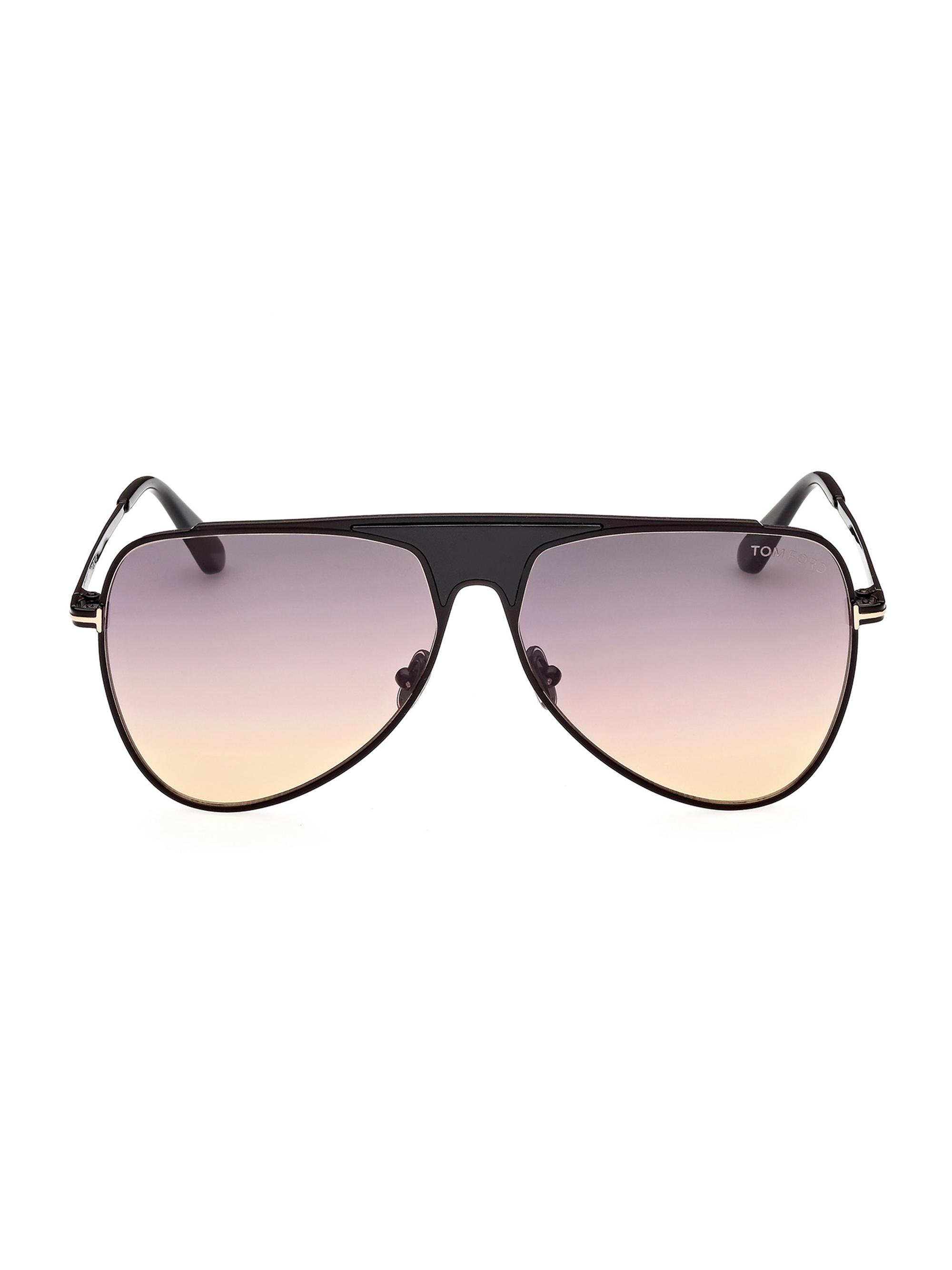 TOM FORD Women's Ethan 60MM Pilot Sunglasses - Shiny Black - Women's Accessories