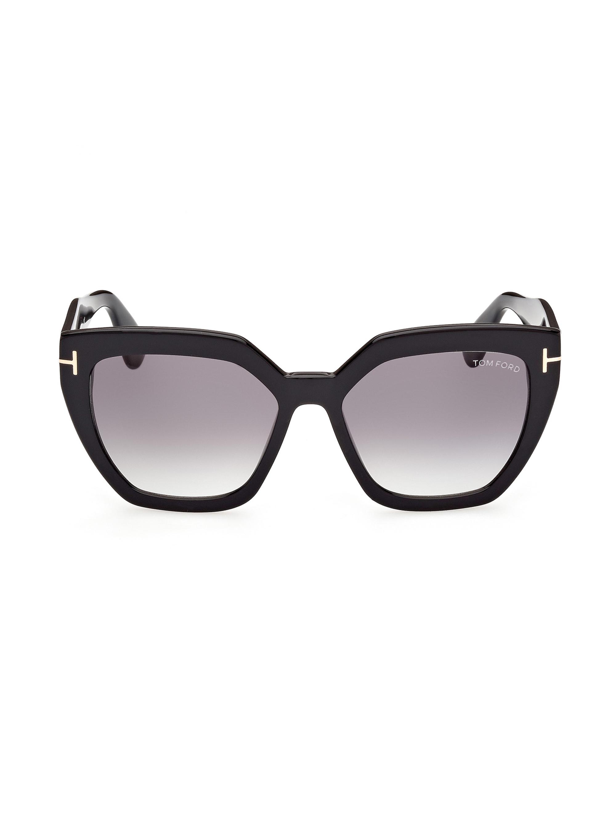 TOM FORD Women's Phoebe 56MM Square Sunglasses - Shiny Black