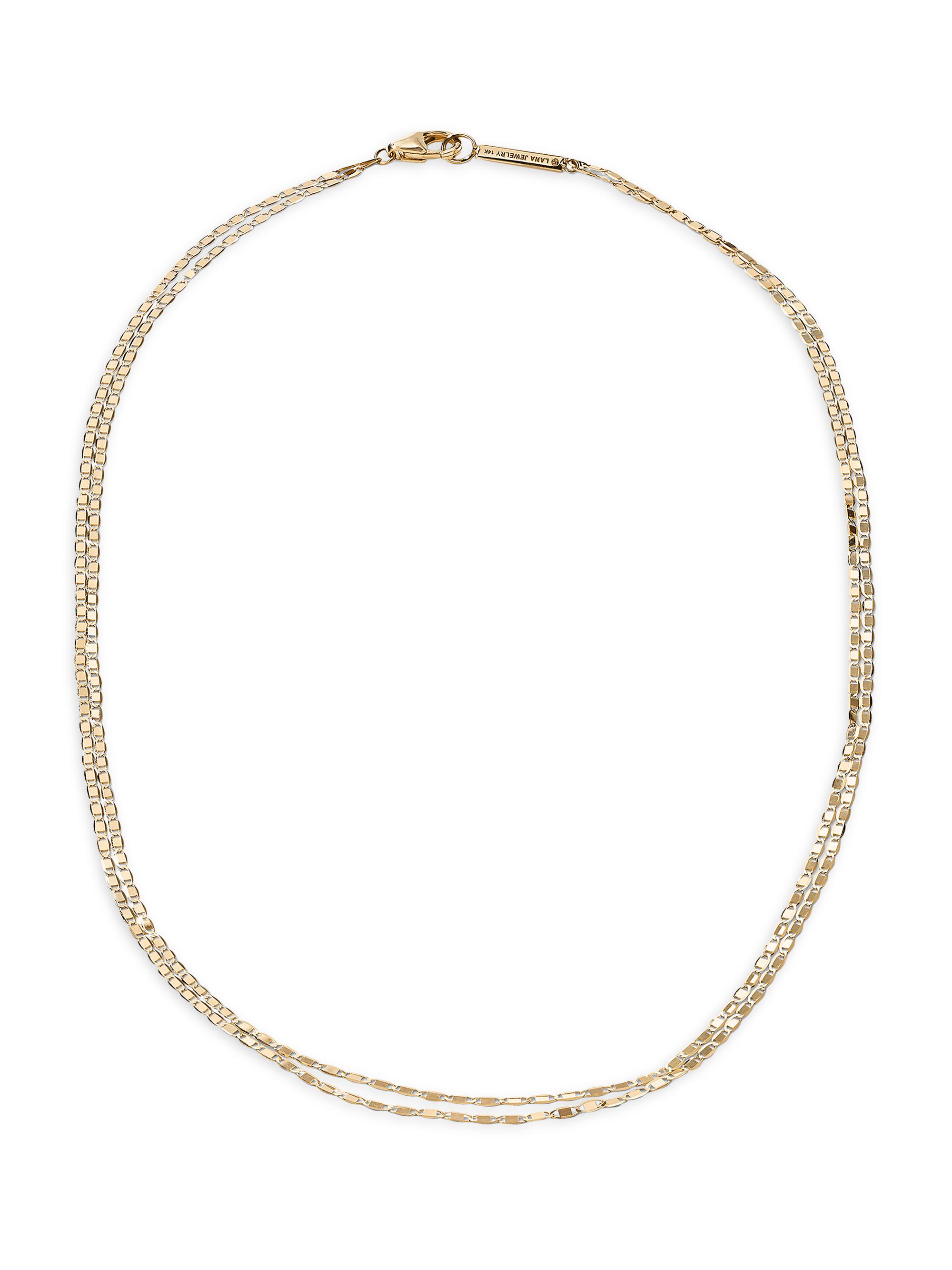 Lana Women's Malibu 14K Yellow Gold Double-Chain Choker