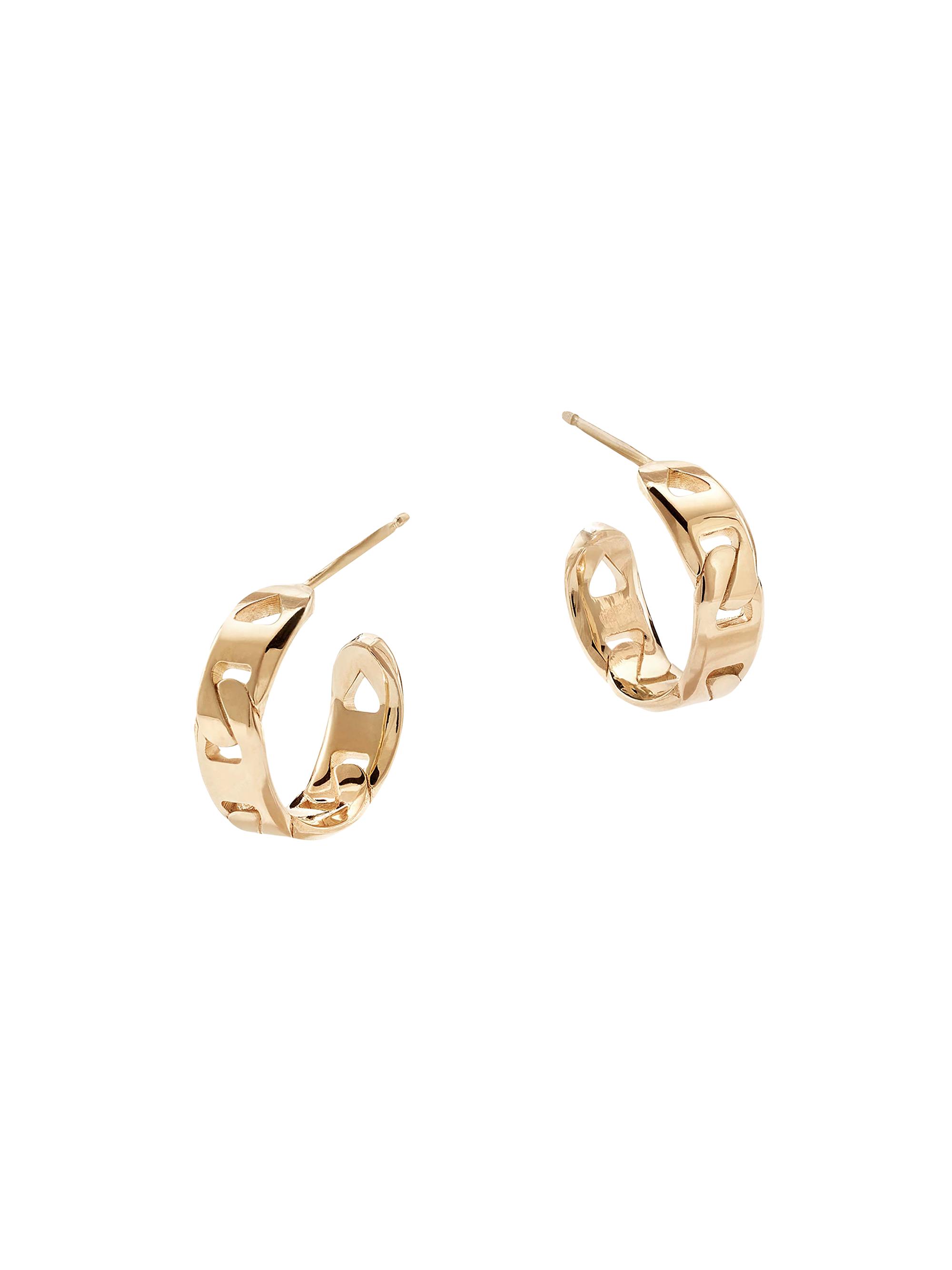 Lana Women's Malibu 14K Yellow Gold Chain Huggie Hoop Earrings - Yellow Gold