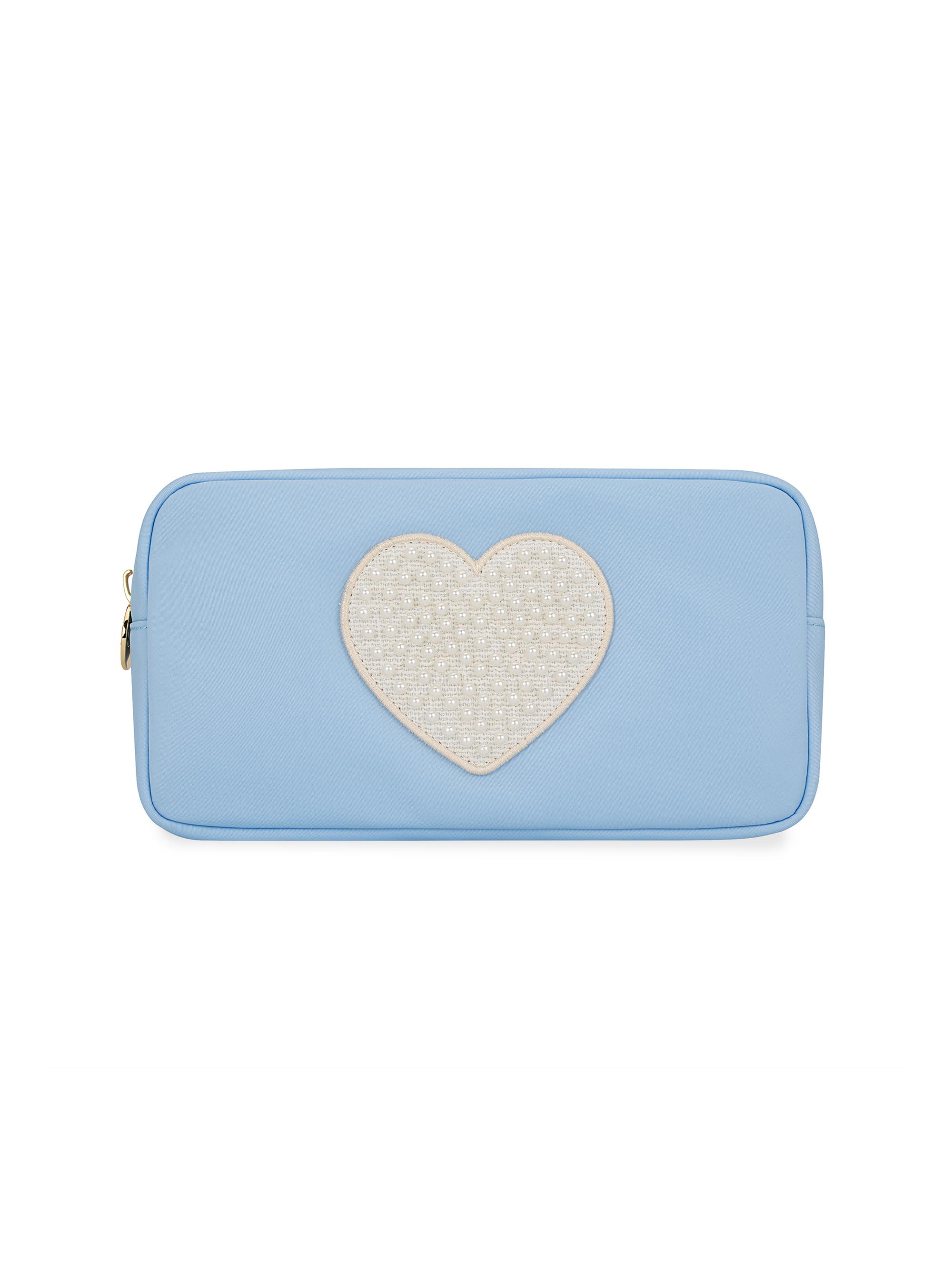 Stoney Clover Lane Jumbo Heart Pouch - Periwinkle