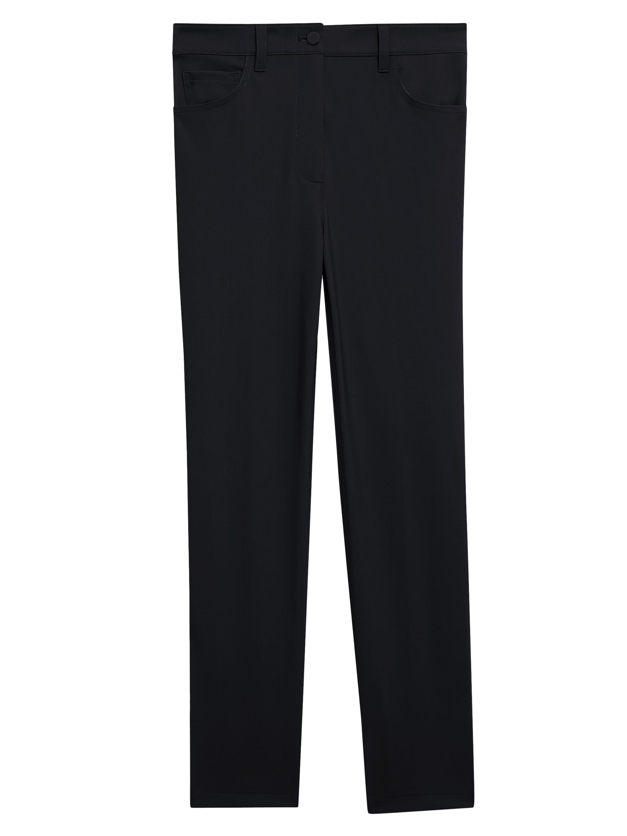 Theory Women's Treeca Ponte Slim-Fit Pants - Black