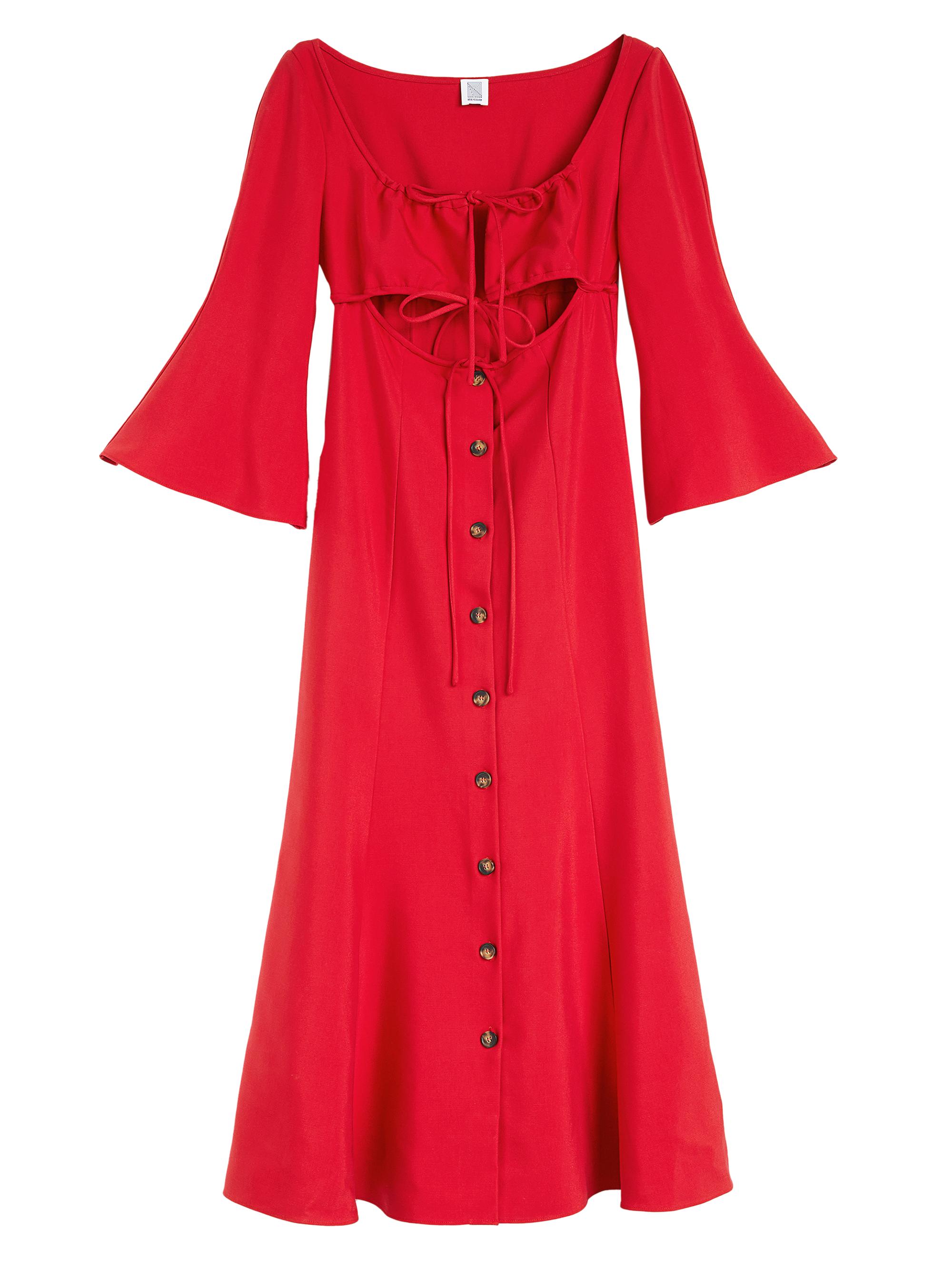 Rosie Assoulin Women's Nautical By Nature Dress - Red